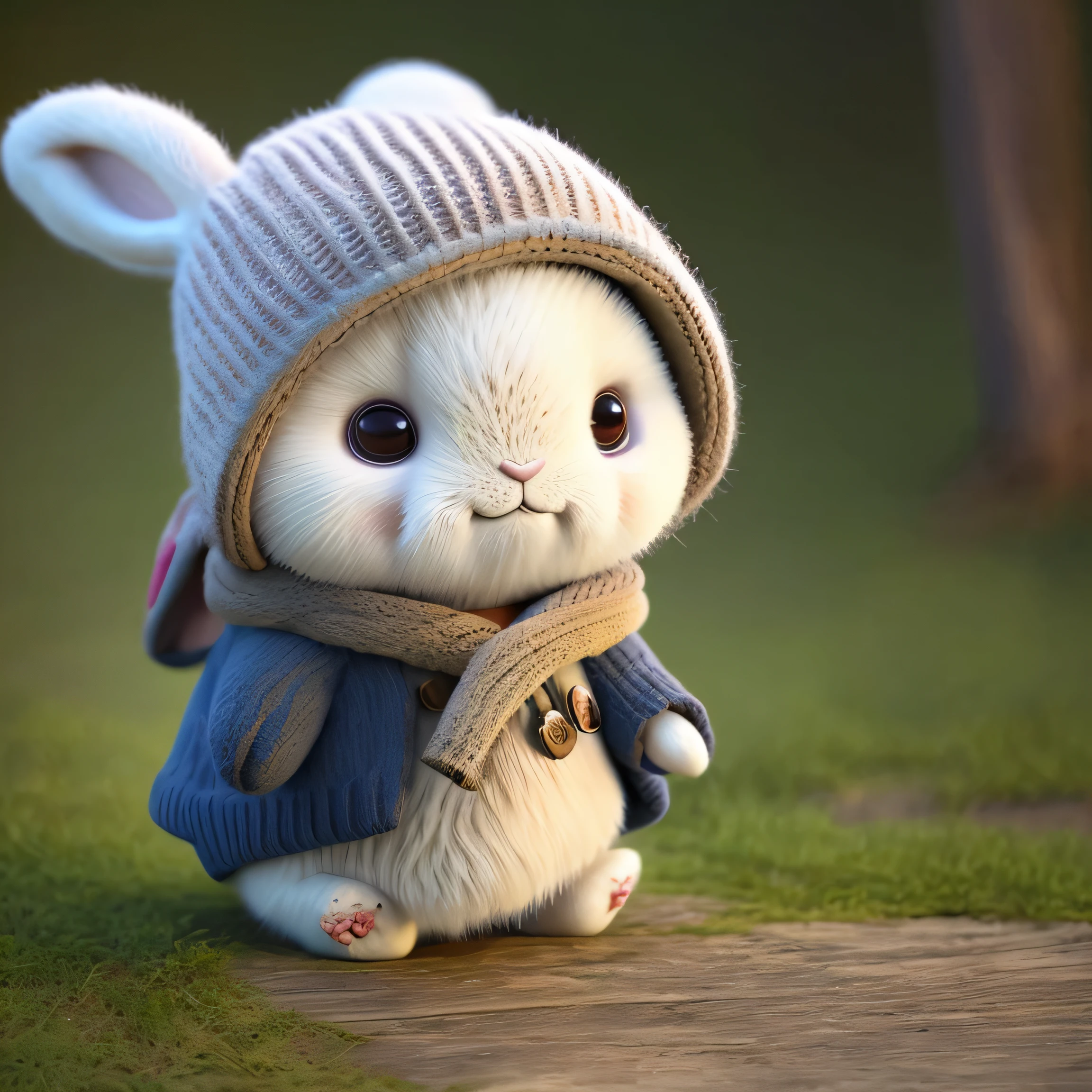 cute bunny with floppy ears --auto