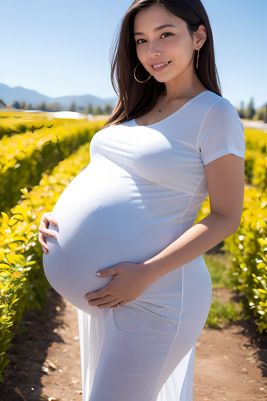 pregnant women with