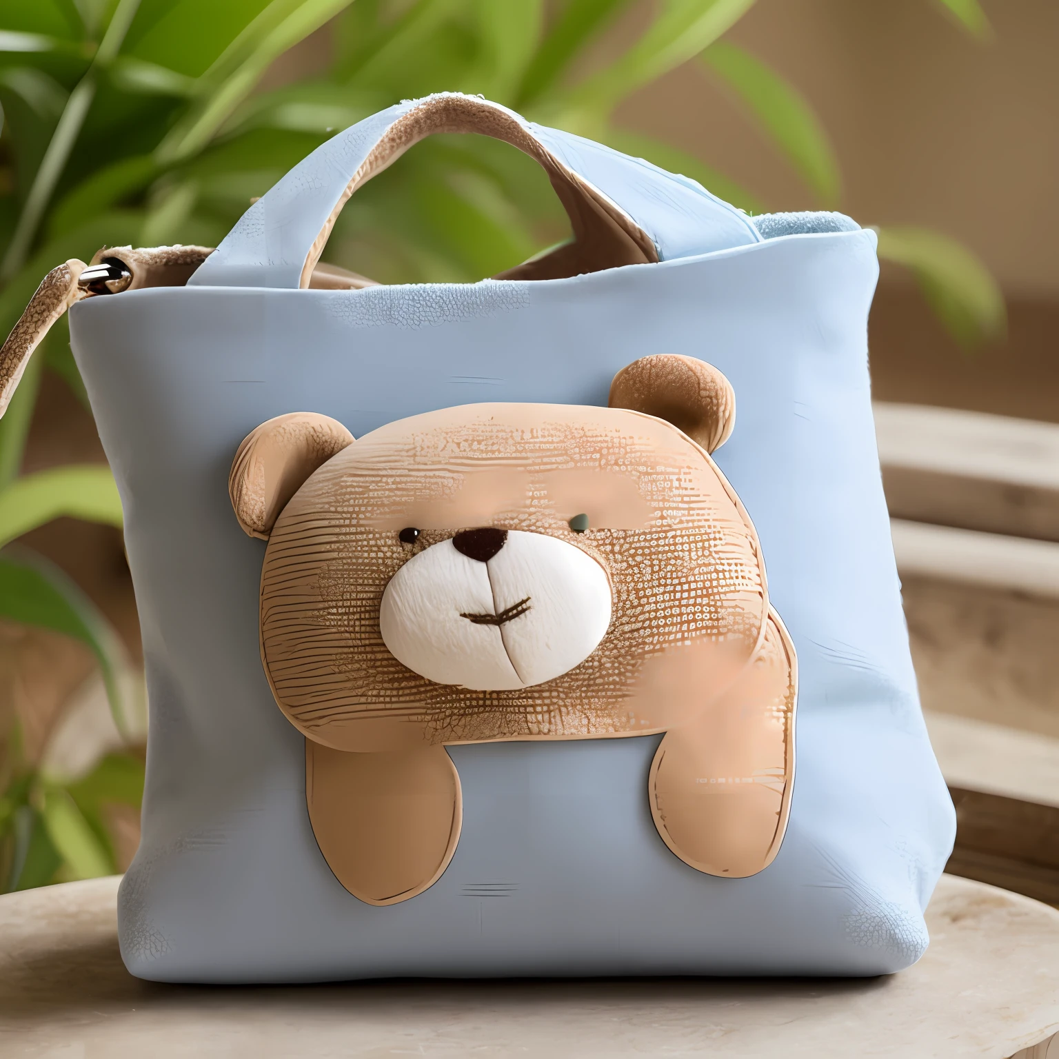 Plush bag,Little bear pattern --auto