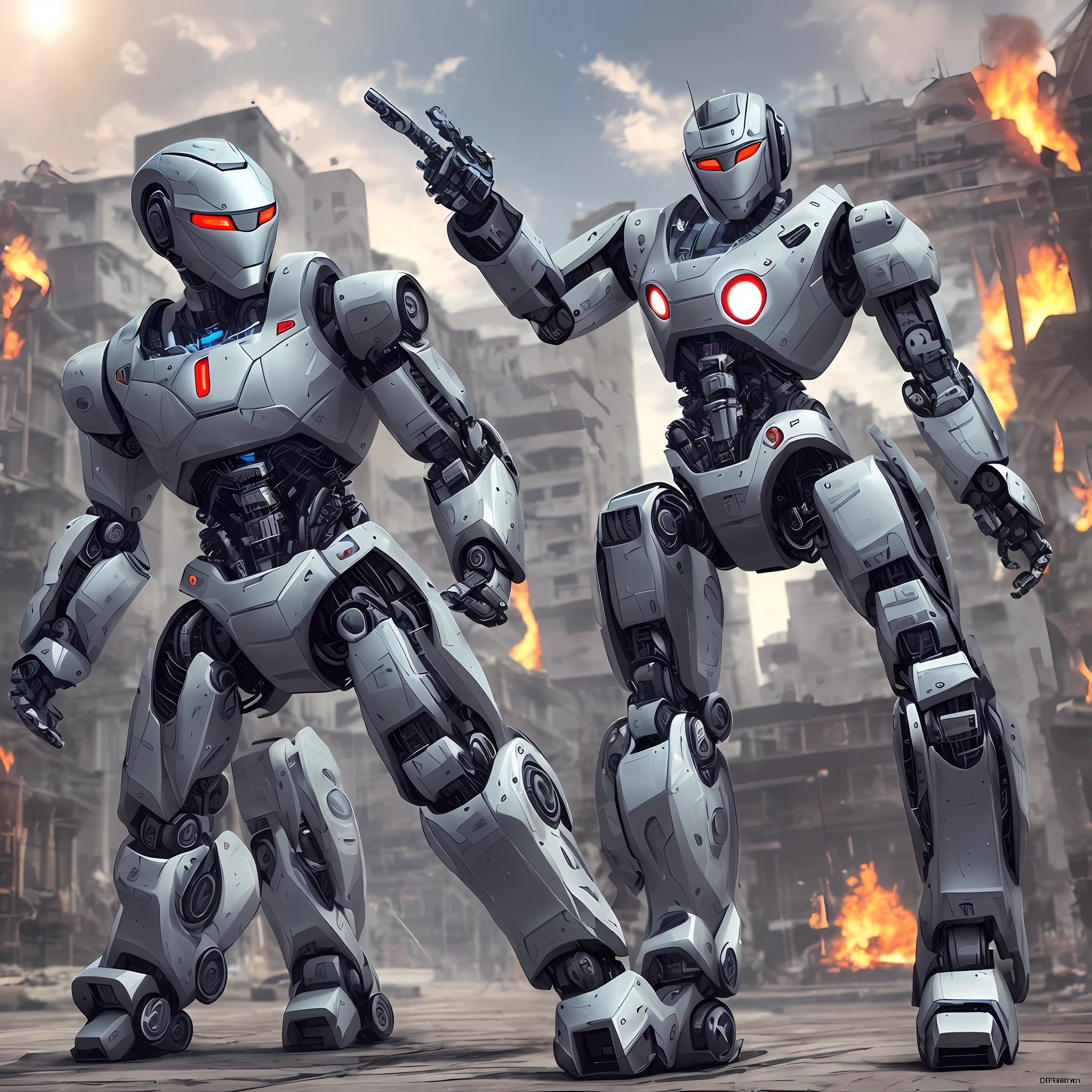 Create a robot, Killer of the future in the male version, --auto