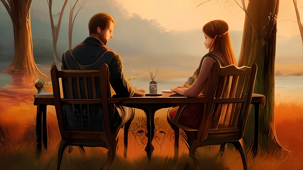 Love between life and death, Romanticism, blending