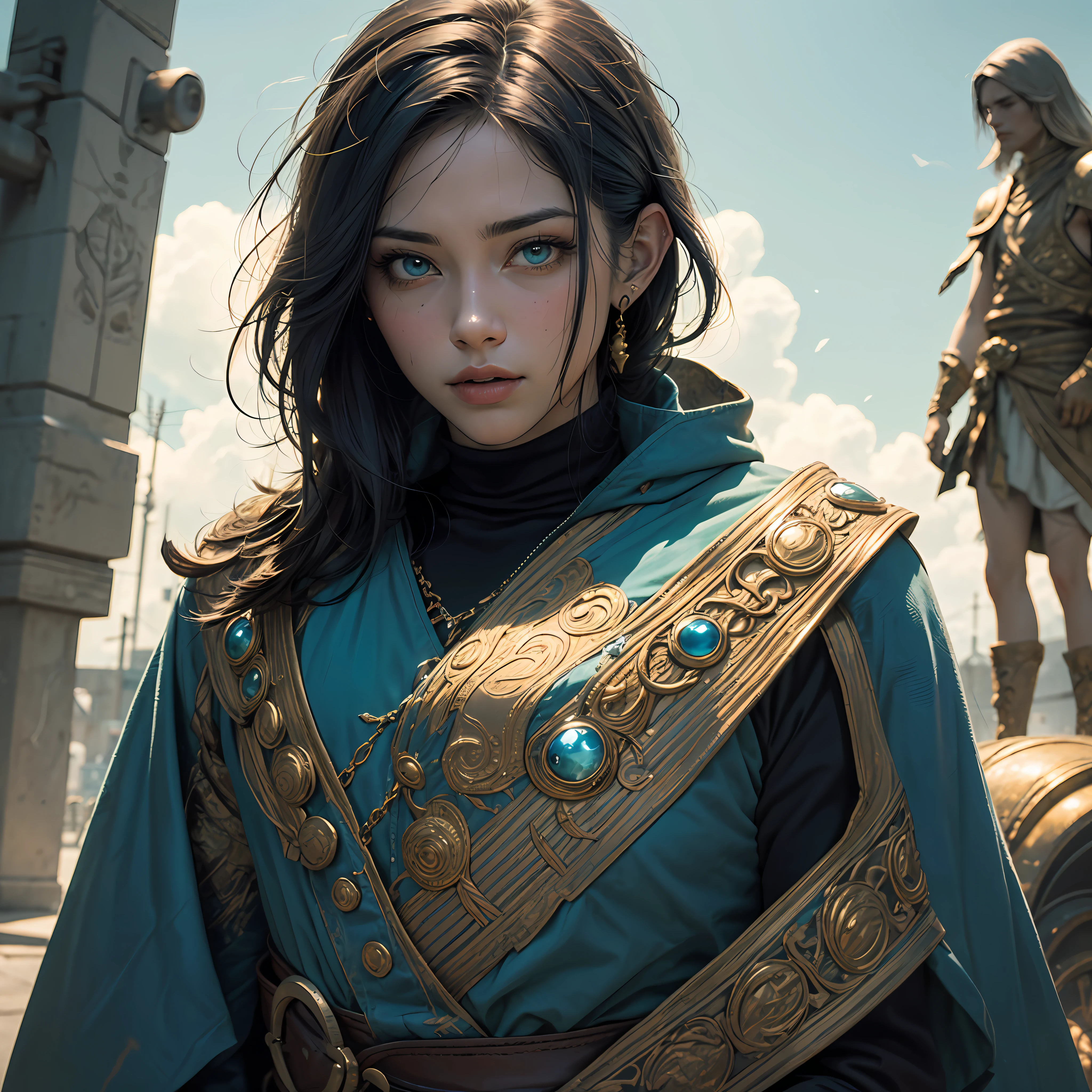 (Arte digital premiada: 1.3) de (Sketch: 1.3),(energetic:1.3),CGSociety,ArtStation,(Saturado:1.3),(Close portrait:1.3),(Masculino:1.4),(bonito:1.4 ), (atraente: 1.3), bonito, calendar pose, olhos perfeitamente detalhados, studio illumination, Garden themed background, elfo masculino com asas, asas azul, cabelo prateado --auto
