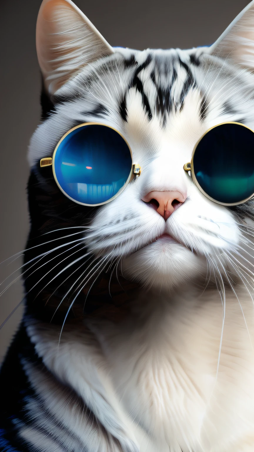 . Tarantino style a cat as Captain America 8k, highes definition, rosto detalhado, rosto detalhado, olhos detalhados, terno detalhado, estilo Marvel e DC, hiper-realista, + Film shot + dynamic compositing, incrivelmente detalhado, nitidez, detalhes + soberbo detalhes + noite com luz + perfeccionismo + realismo premiado ((ambient lighting))
