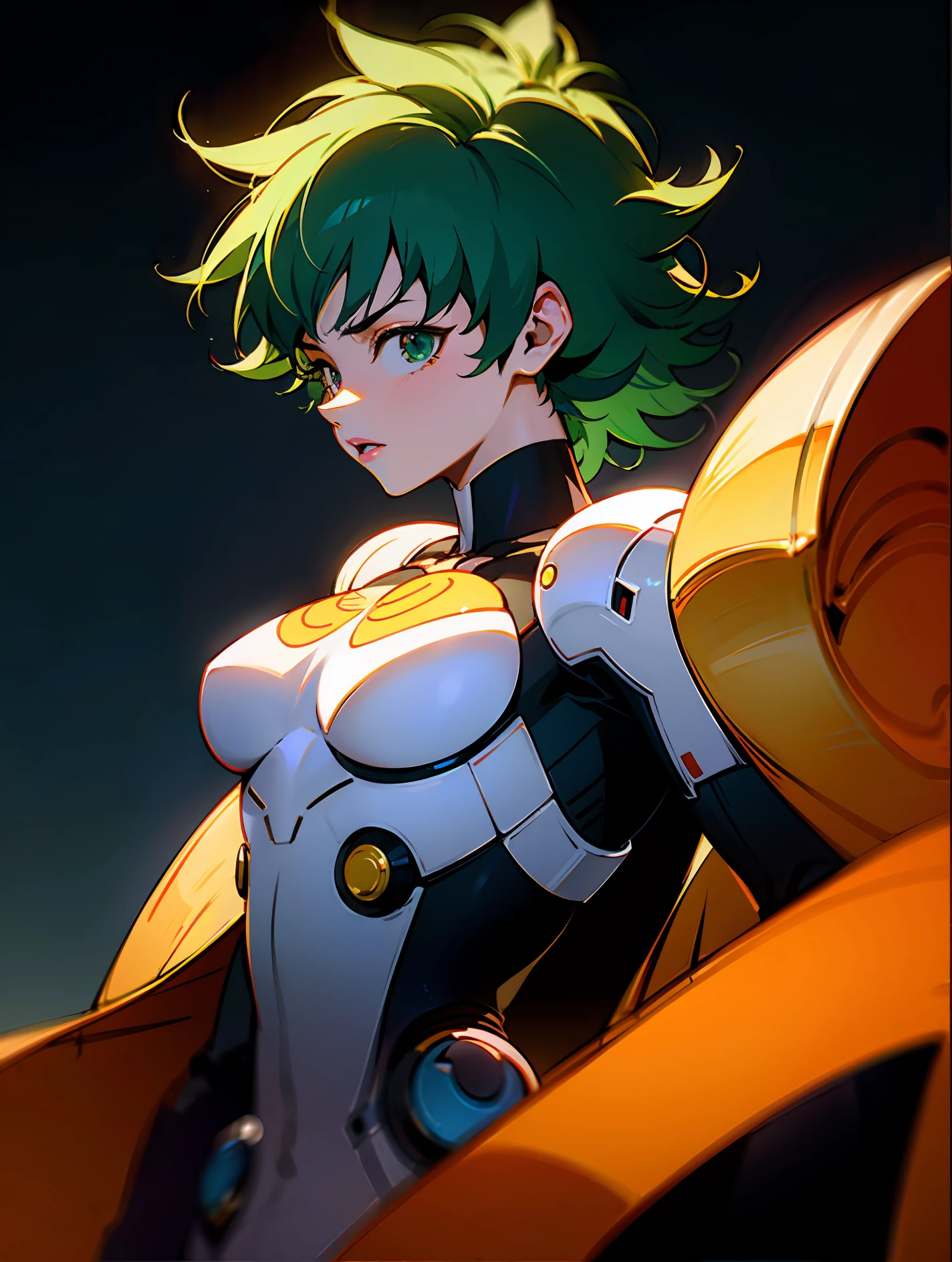 Midoriya estilo cyber punk
