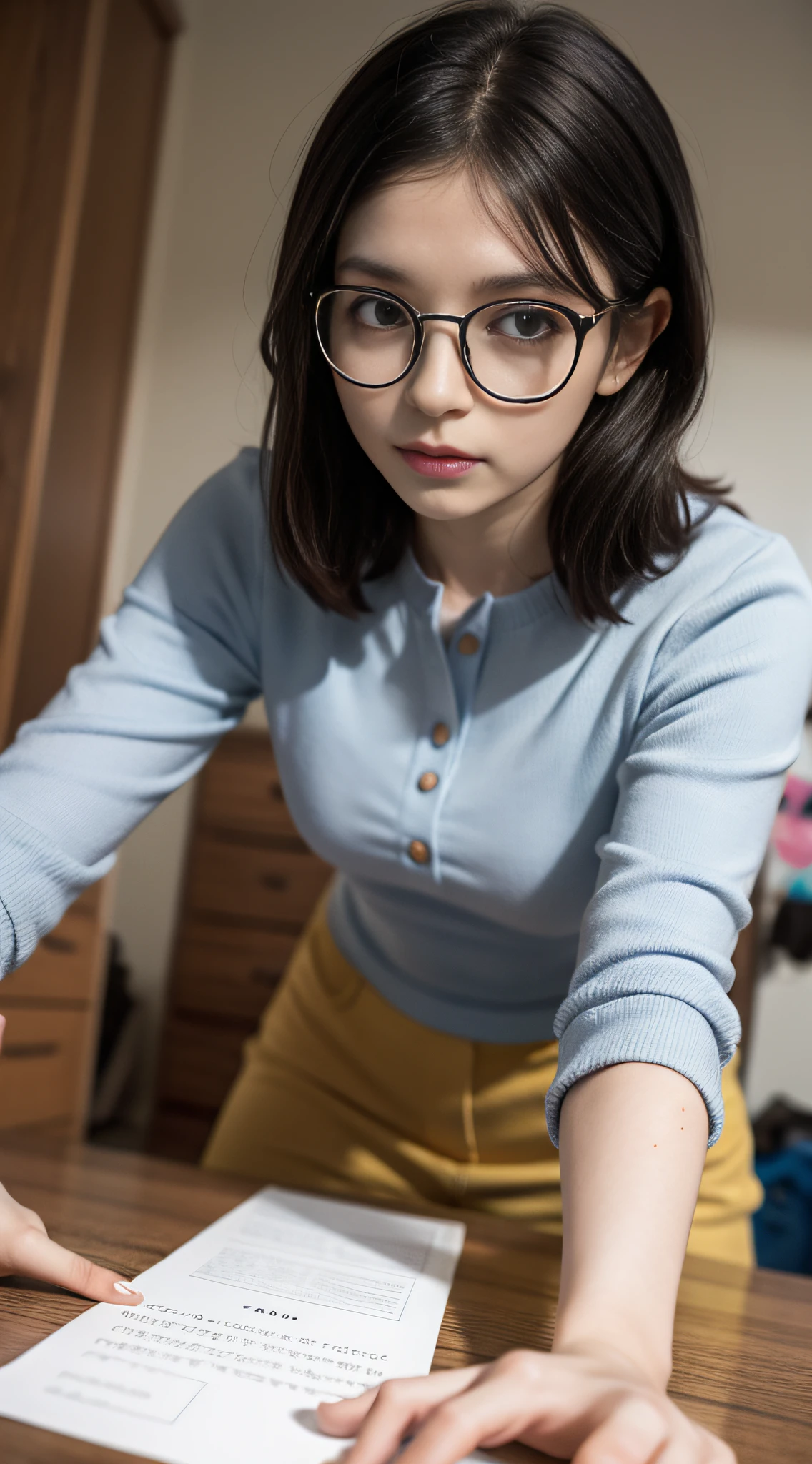 dasha taran,preschool,round glasses