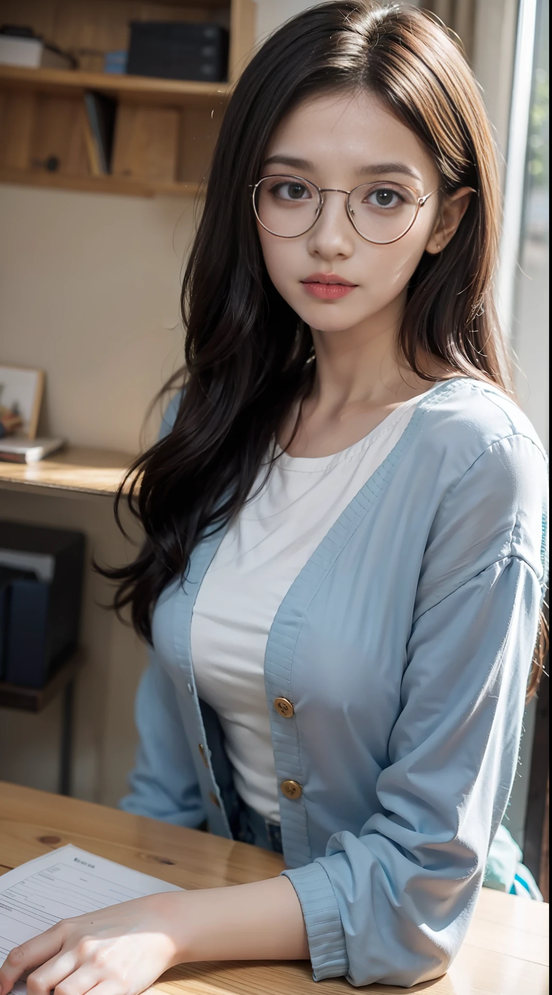 dasha taran,preschool,round glasses