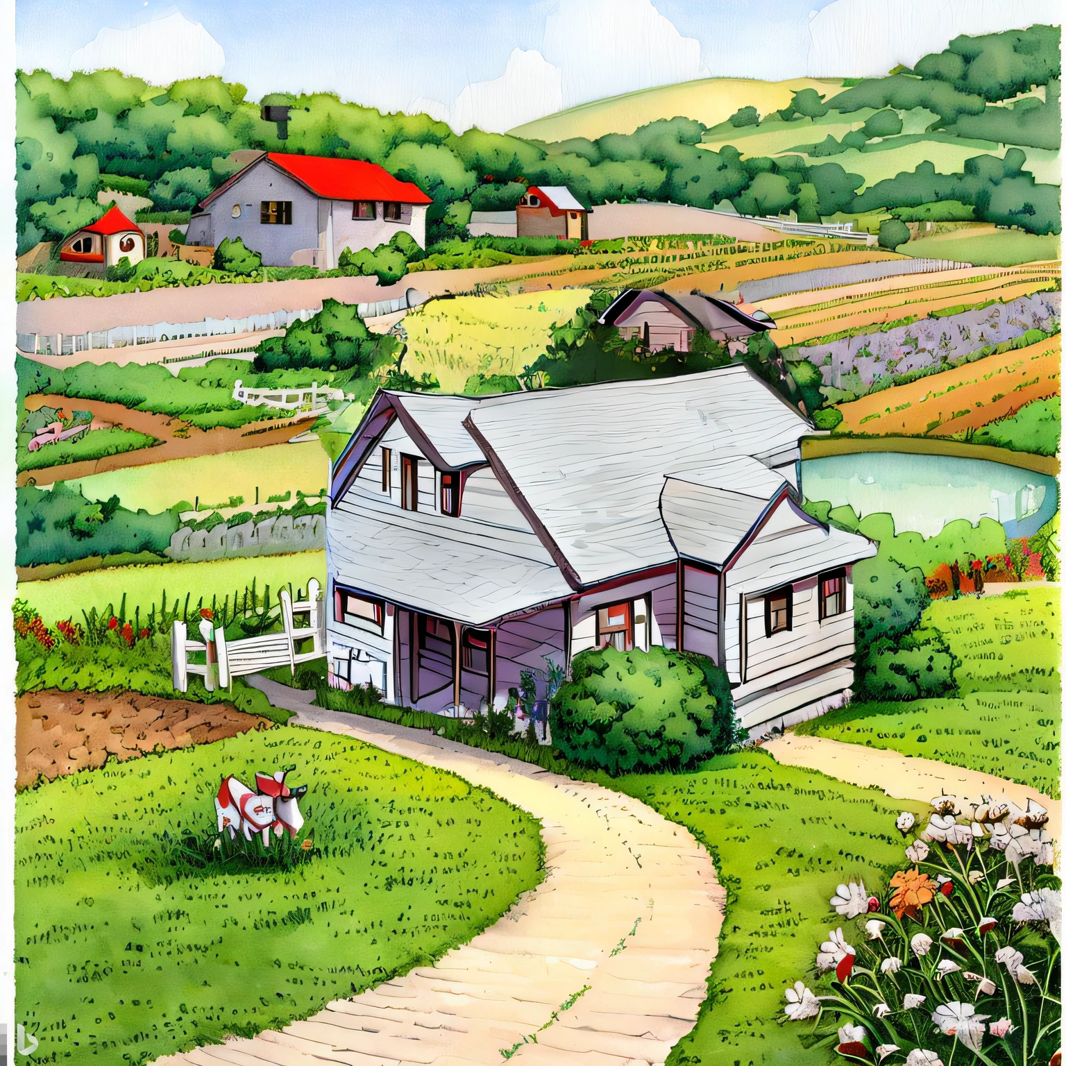 farm house