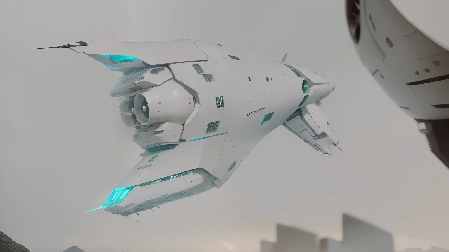 (Cinematic anime screencap,limited palette, :1.3) of (Ultra detailed:1.3),(best quality,masterpiece,highly detailed,ultra-detailed, (Analog Style photo:1.2) of a (futuristic military spaceship :1.3) , (80s style:1.2), 1980, (retro:1.2), dramatic, spaceship, sleek design, ((symmetrical)), white hull, flying over a landscape, engine exhaust, detailed hull, 8k, intricately detailed, volumetric lighting, deep shadows, photorealistic, no humans,vehicle focus, unreal engin 5,octane render,(2D:1.2), limited palette flat color,, digital painting, artstation, concept art, smooth, sharp focus,, (oil painting:1.16),(acrylic paint:1.16),, by (nvinkpunk:1.0),(kuvshinov:1.0),(dreamlikeart:1.0),(samdoesart:1.0),(modelshoot style:1.0),studio ghibli,Shinkai Makoto,(__Hyperrealism:1.3),(__Photorealism:1.3),(Colorful:1.3),((retrofuturism)),(science fiction),dystopian Art,ultrafine,detailed,future tech,by Clarence Holbrook CArter,by Ed Emshwiller,CGSociety, --auto