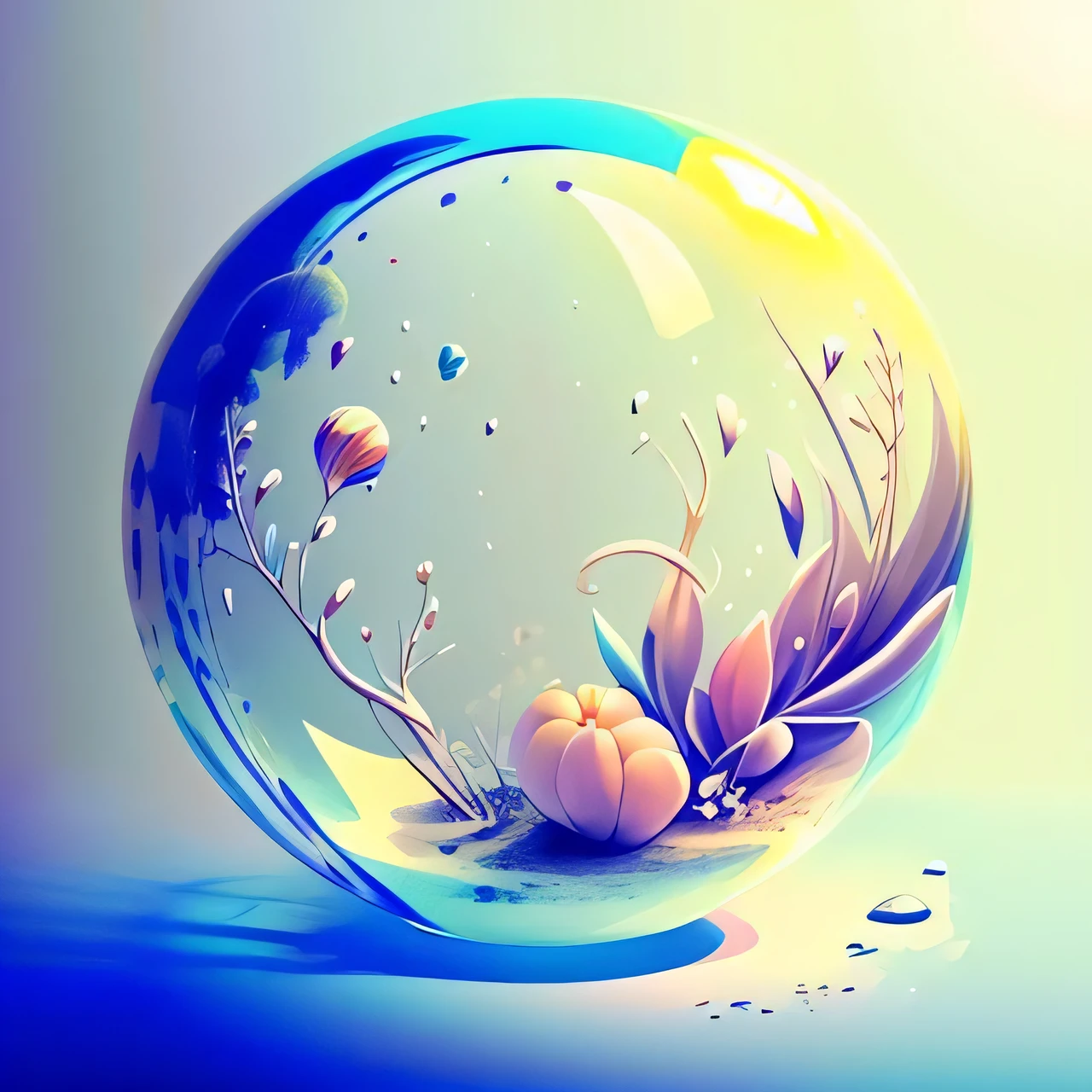 illustration,high quality,{masterpiece}, cicle {{{plastic colorful}}}, bubble