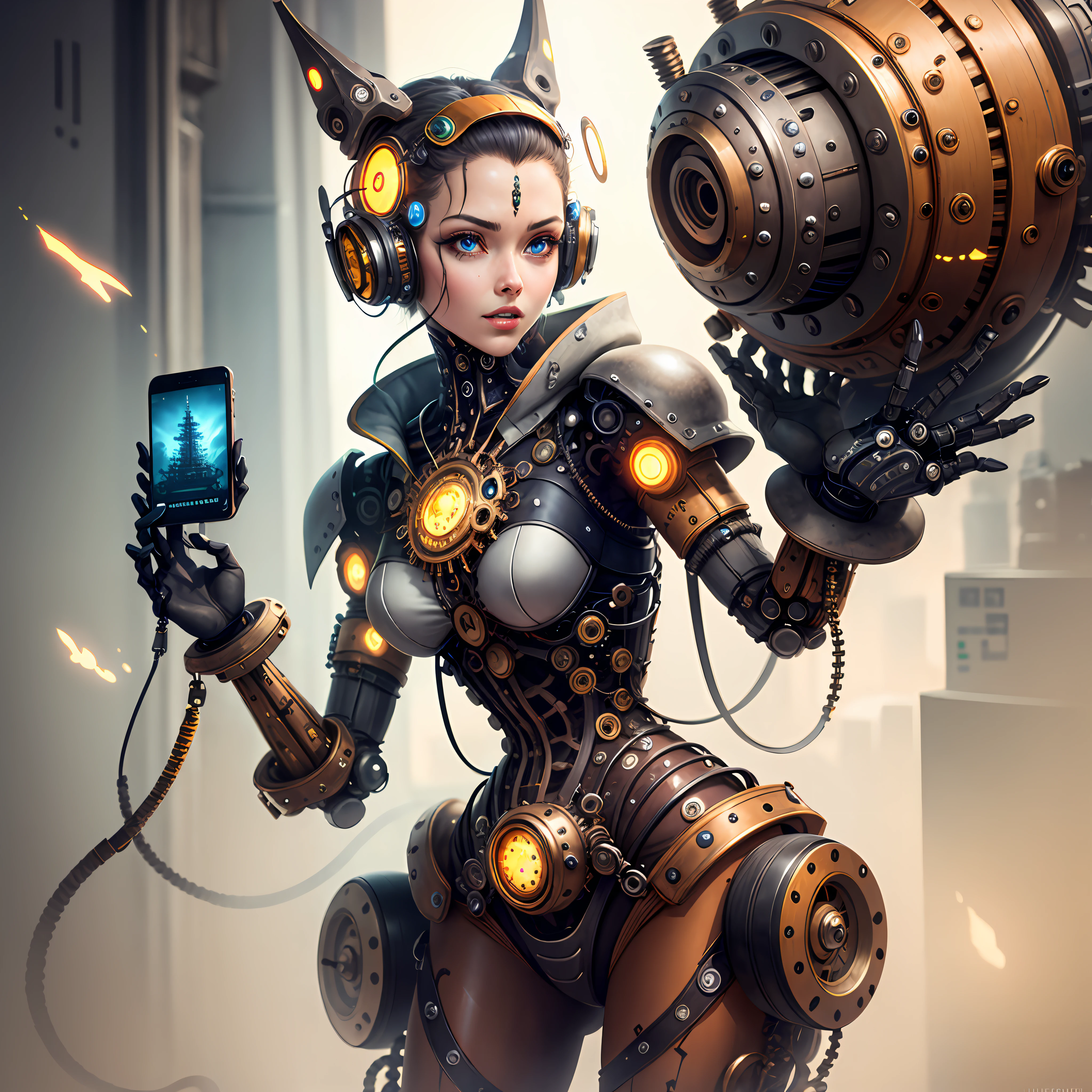 Robo steampunk