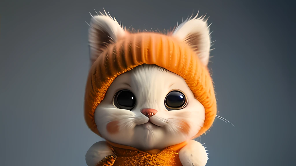 cat, orange, fat, garfield, no_humans, depth of field, disney style, DARK_Glam, wearing DRK_Glam, deep shadow, (dark: 1.4), (8k, RAW photo, best quality, masterpiece: 1.2), big expression happy with mouth