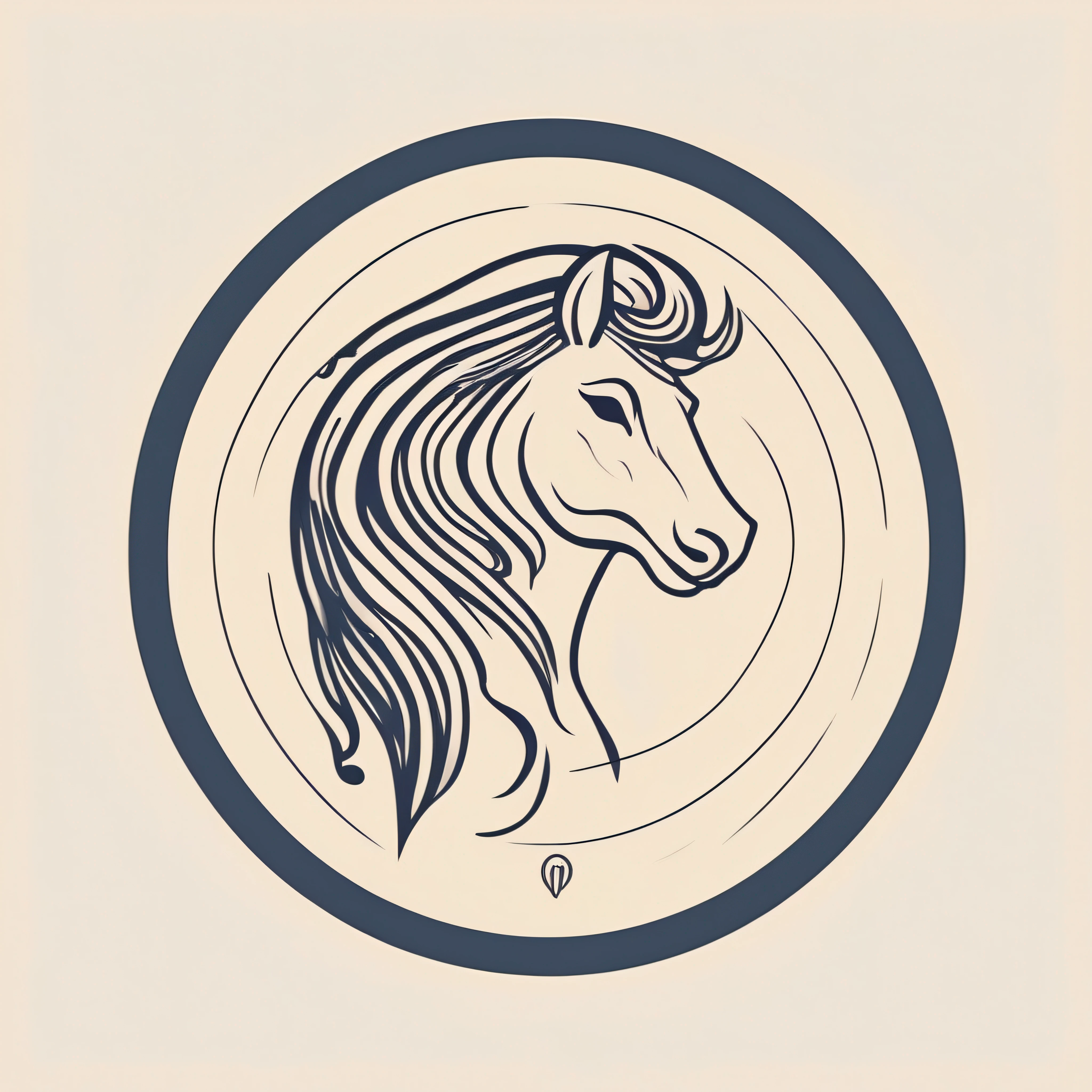 logo, vector, logo design, vector, simple, flat, icon, minimalism, well-defined lines and contours, centralized, a fantastic animal Centaurão, atistas James Jean.