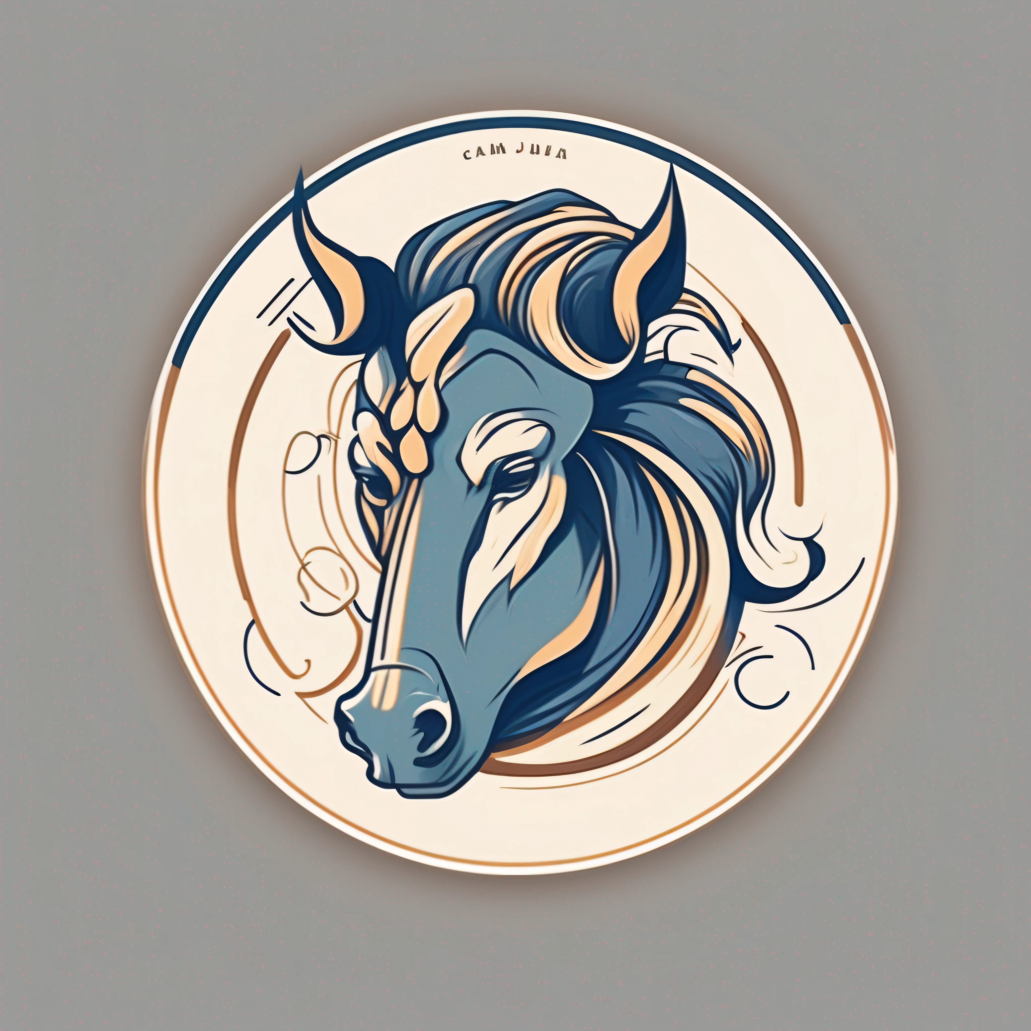 logo, vector, logo design, vector, simple, flat, icon, minimalism, well-defined lines and contours, centralized, a fantastic animal Centaurão, atistas James Jean.