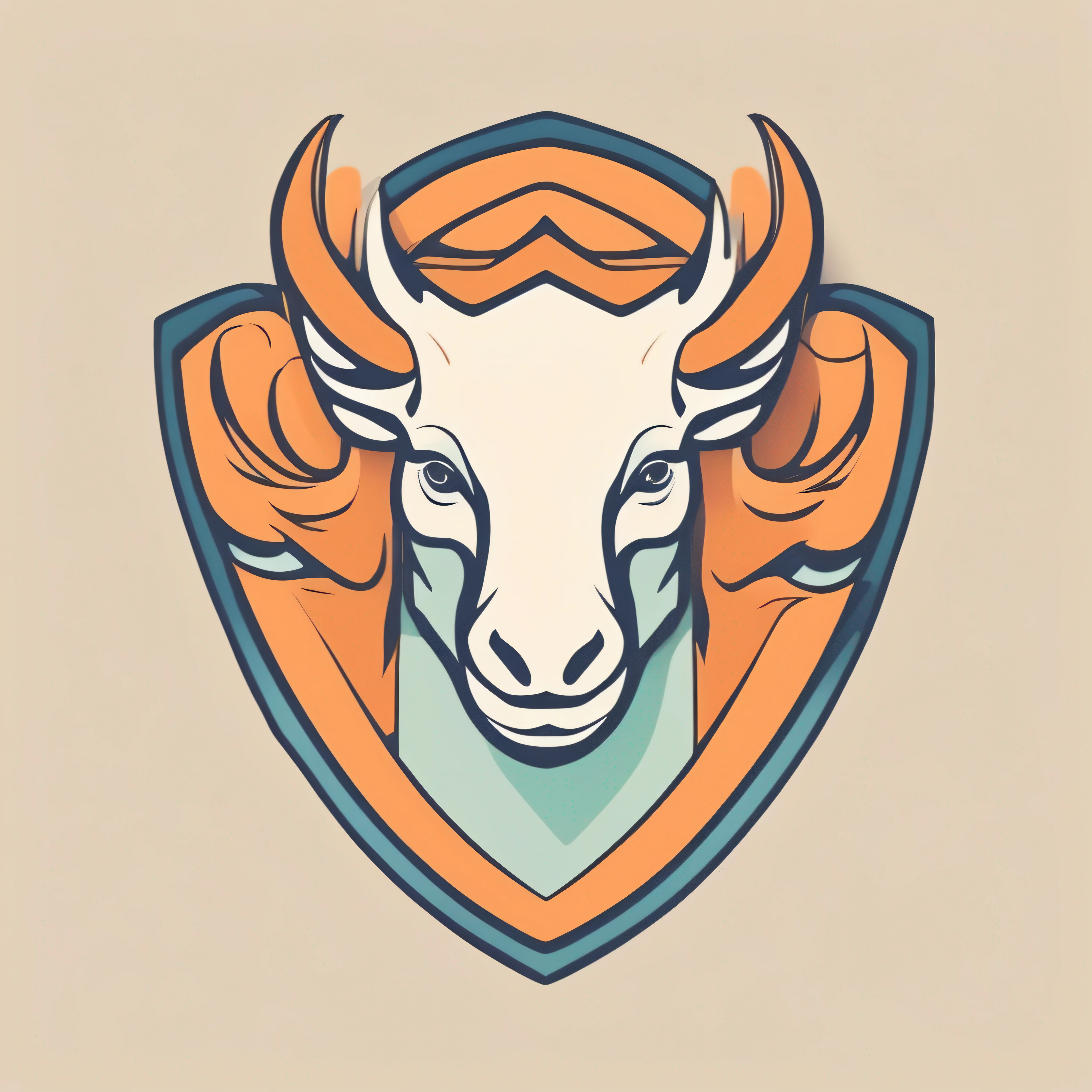 logo, vector, logo design, vector, simple, flat, icon, minimalism, well-defined lines and contours, centralized, a fantastic animal Centaurão, atistas James Jean.
