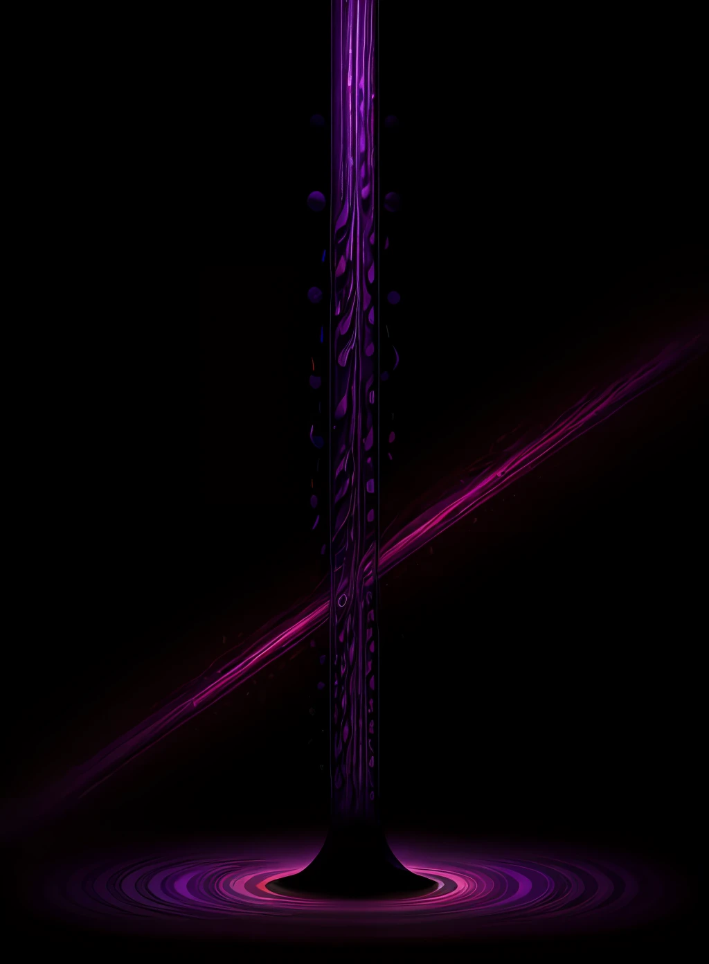 Create a psychedelic purple haze effect image for music album