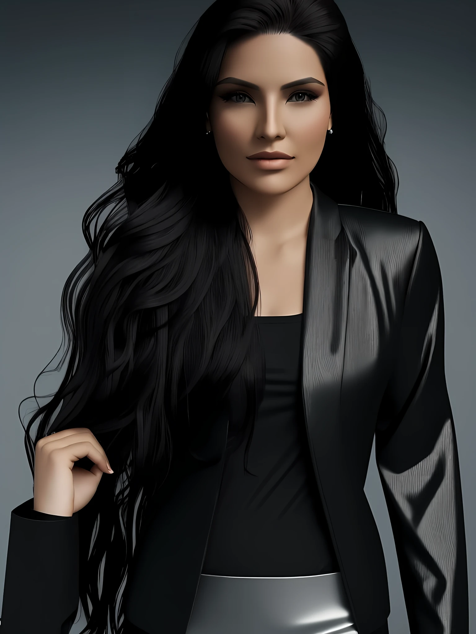 v3dv, Realistic (( 1 woman only )) corpo escultural, futuristic clothing, fundo um carro preto na luz da borda da cidade