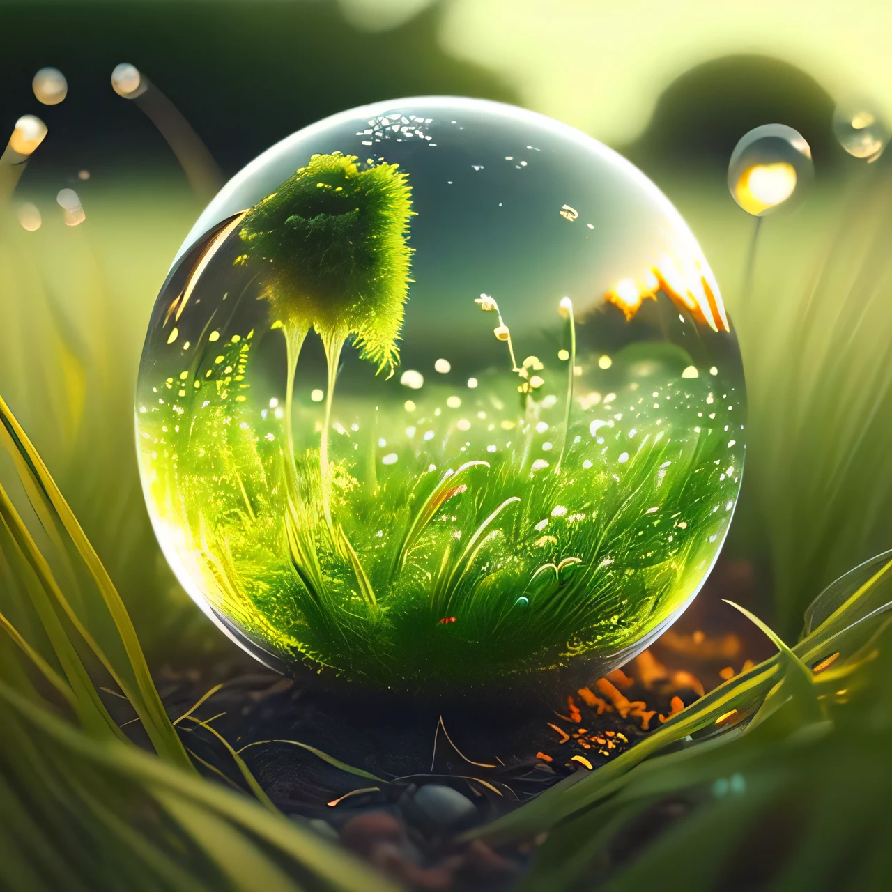 bubblerealm  garden