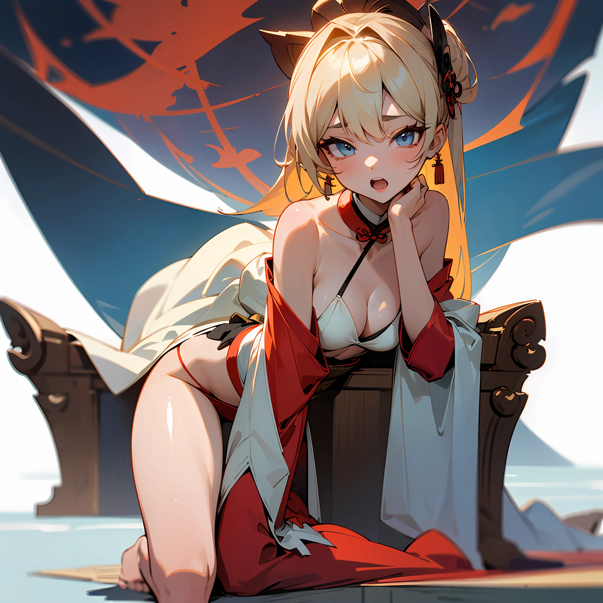 Yomiya，Sexy body, sexy hot body, Sexy girl, Sexy body and face, sexy body and sexy abdomen, Attractive body, Model with attractive body, Sexy look, Beautiful sexy woman photo, beautiful body and face, Perfect body, wearing an sexy underwear, poised beautiful body, Beautiful woman body Asian woman in red and white robes sitting on chair, Japanese goddess, komono, gorgeous chinese models, Japanese, japanese model, Beautiful Asian Girls, red kimono, in a kimono, in a kimono, glamorous and sexy geisha, asian hyperdetailed, Asian girl, komono, Asian, Sexy girl, organic seductive geisha, Chinese girl body is sexy, sexy hot body, Sexy girl, Sexy body and face, sexy body and sexy abdomen, Attractive body, Model with attractive body, Sexy look, Beautiful sexy woman photo, beautiful body and face, Perfect body, wearing an sexy underwear, poised beautiful body, Beautiful woman body body sexy, sexy hot body, Sexy girl, Sexy body and face, sexy body and sexy abdomen, Attractive body, Model with attractive body, Sexy look, Beautiful sexy woman photo, beautiful body and face, Perfect body, wearing an sexy underwear, poised beautiful body, Beautiful woman body beautiful lights，top Quority，film movie still（Charming Amber Hilde，Stand on the deck of a galleon off the coast of Italy，Wear a summer swimsuit），Kneeling，mangy，dark ambiance，Toned body，beautiful and sexy woman，Open mouth，Bright blue eyes，maior，Light blonde hair color，Small miniature skirt，Big body，Perfect body beautiful woman， （），Large, Slender abs，Very detailed face and skin texture，Detailed eyes，双眼皮，nmasterpiece