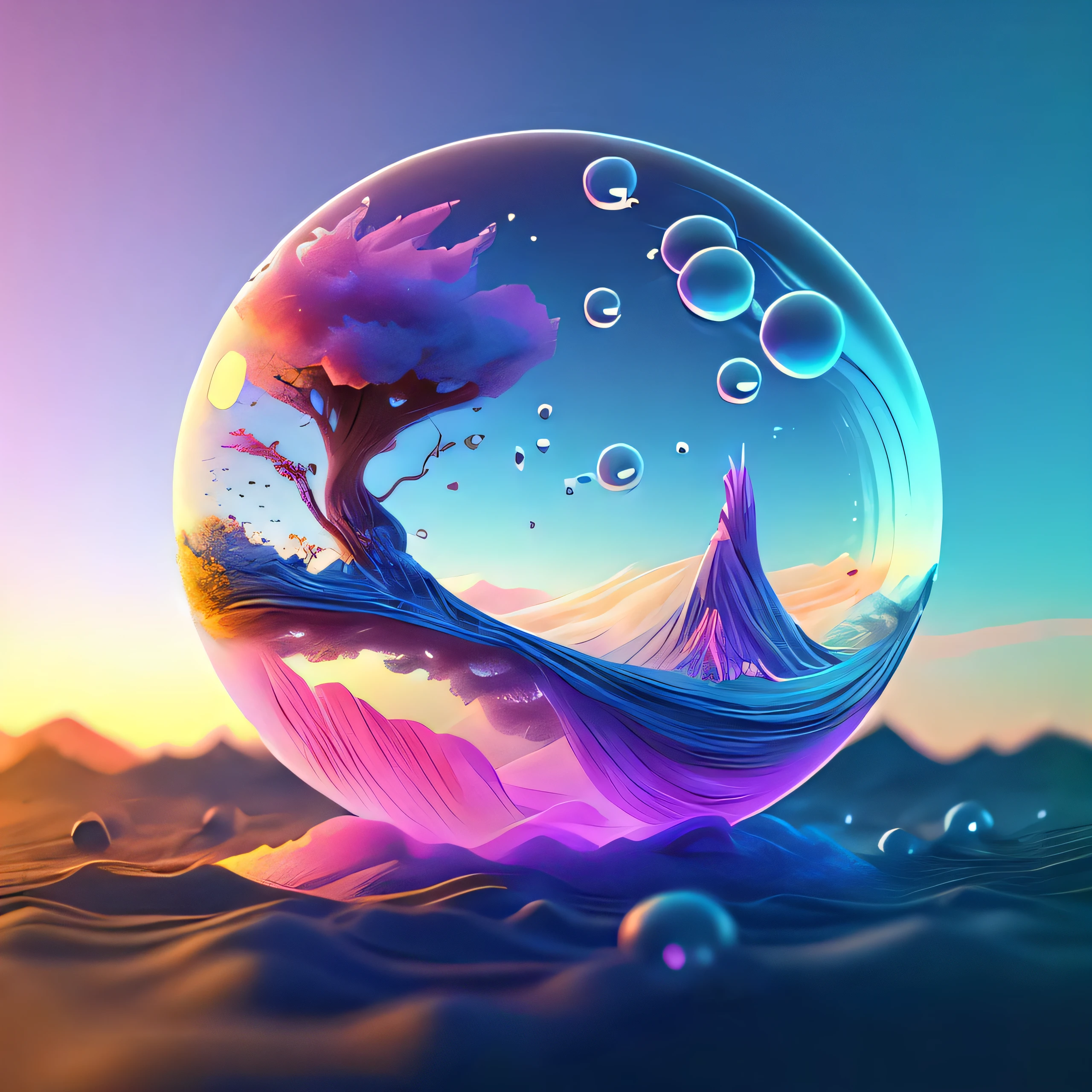 bubblerealm art