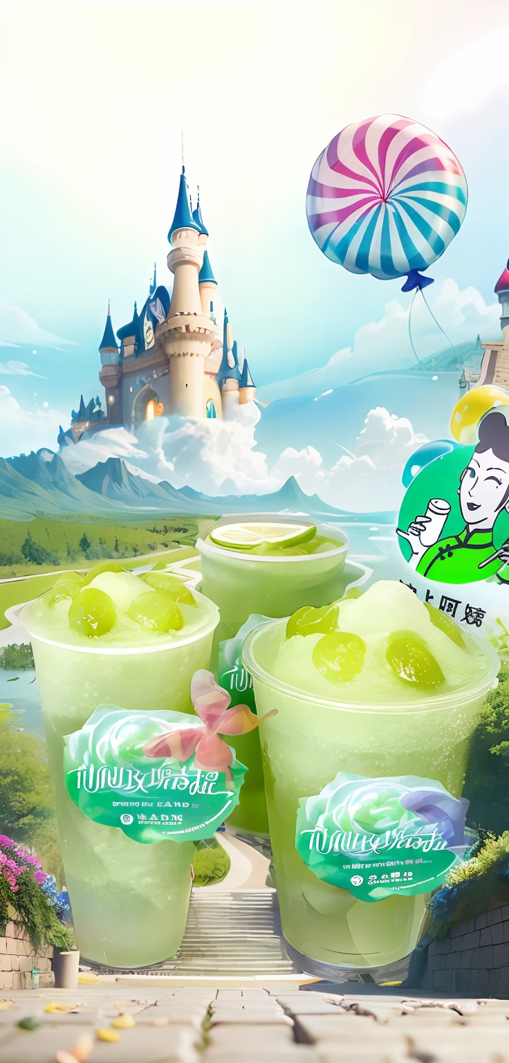 (Masterpiece, best quality:1.3), an (enchanted:1.3) (magical:1.3) (castle), full background, (candyland:1.5), ice cream, no humans, fantasy, rainbow, balloon, sharp focus, colorful, (shiny:1.2), natural lighting, cake, candy, atmosphere, (bloom:0.4), pastel colors,