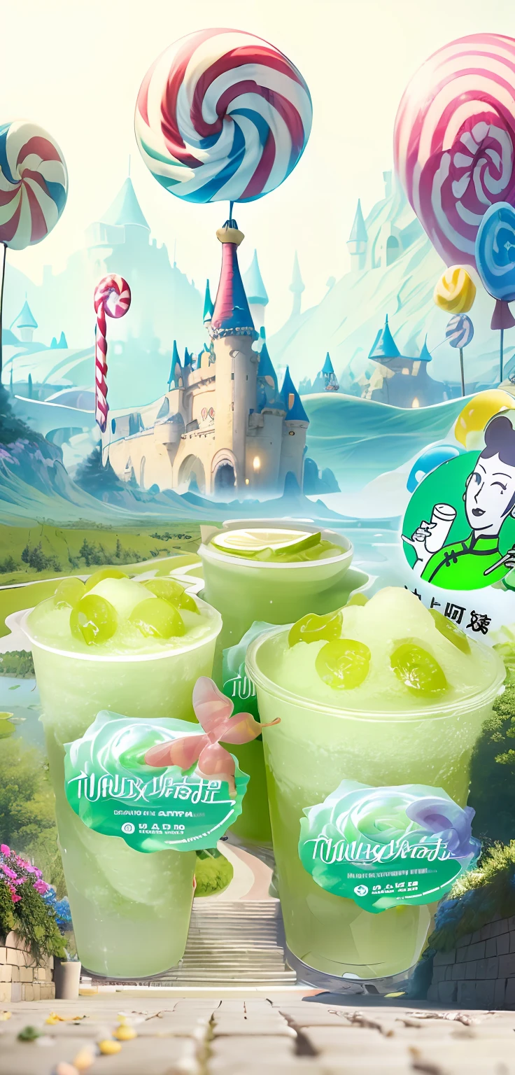 (Masterpiece, best quality:1.3), an (enchanted:1.3) (magical:1.3) (castle), full background, (candyland:1.5), ice cream, no humans, fantasy, rainbow, balloon, sharp focus, colorful, (shiny:1.2), natural lighting, cake, candy, atmosphere, (bloom:0.4), pastel colors,