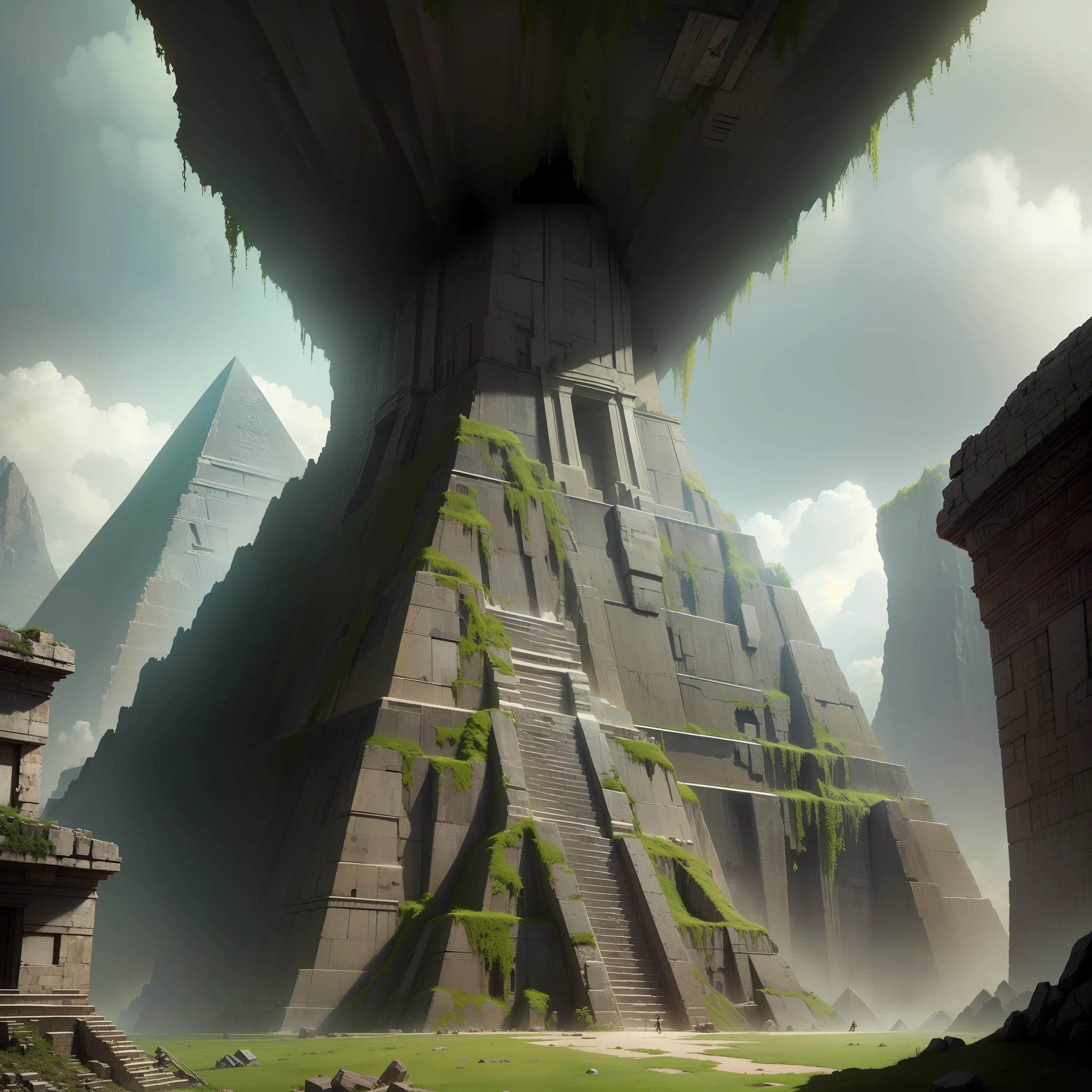 Bugs Bunny (wreck it ralph) at the huge pyramids, pixar style