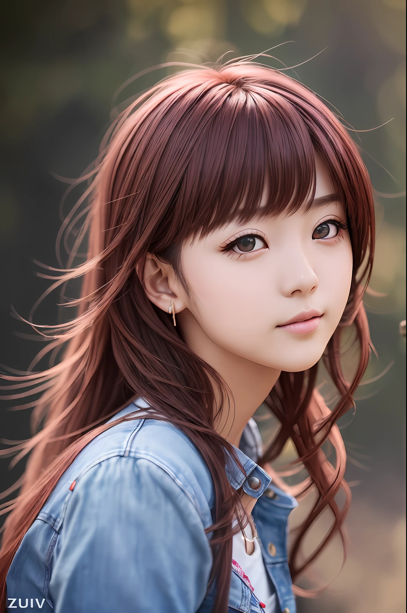 absurdres, young Elena Temnikova, star eye, blusher, (realisti:1.5), (巨作, чрезвычайно детализированные обои CG unity 8k, Best qualities,
high resolucion:1.2), (ultra_Detailed, UHD:1.2), (pixiv:1.3), perfect lighting, Distinct, looking at viewer,
Unreal engine, sidelighting, picture-perfect face, Detailed Face, pretty eyes, handsome face, (Bright skin: 1.3), idol,
(abs), ulzzang-6500-v1.1, soft smile, upper-body, (dark red hair), (Simple background), ((Dark background)), (dof) Shot with a Nikon Z7 II, NIKKOR Z 24-70mm f/2.8 S lens, Resolution 45.7 megapixels, ISO sensitivity: 100,
Shutter speed 1/60 second --ar 16:9 --v 5.1 --style raw --q 2 --s 750