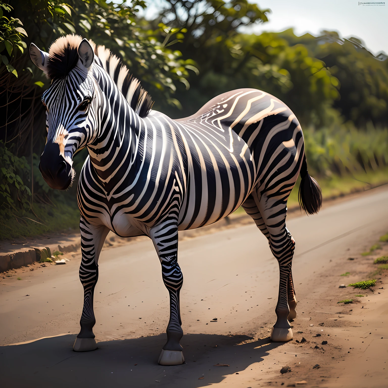 zebra na natureza --auto