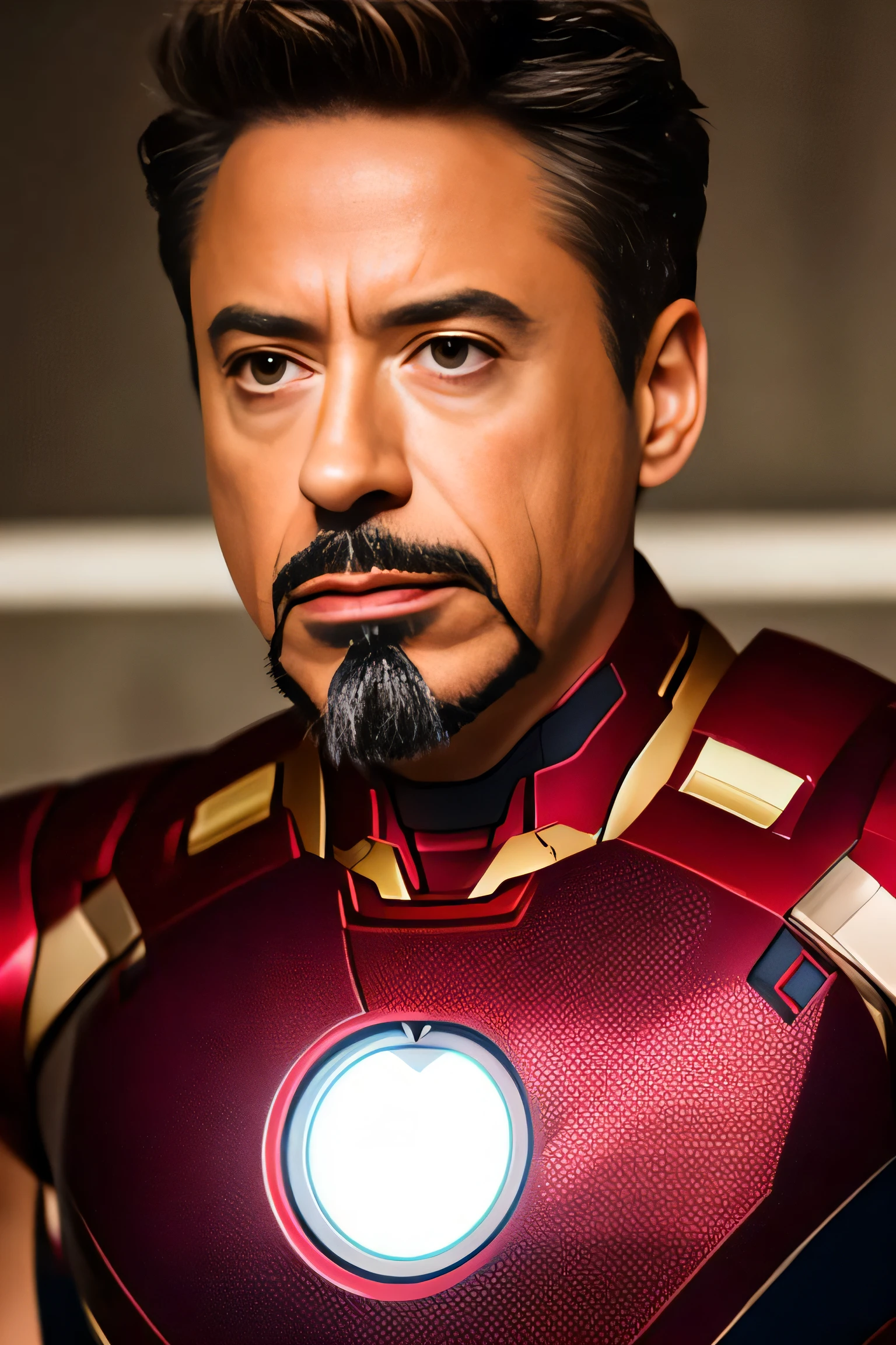 extremely detailed photo a man wearing iron man armor, lorarobertdj, stylish short beard, model photoshoot, 8k UHD, ultra detailed, RAW photography