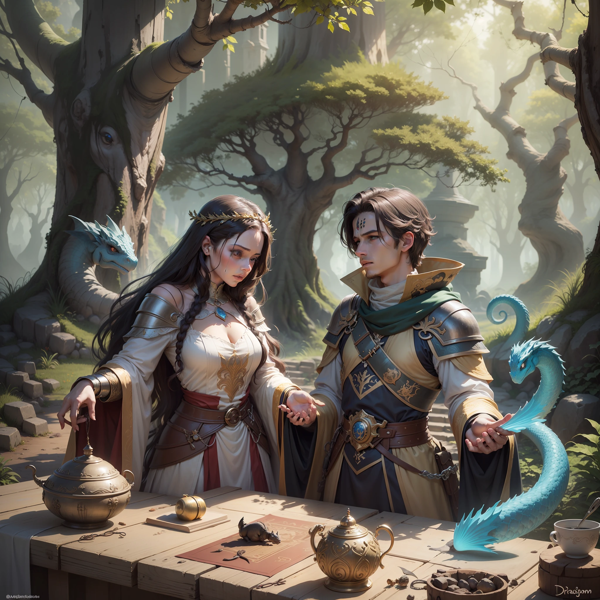 In a magical kingdom, where dreams are intertwined with reality, elfos danzantes y hadas juguetonas bailan al son de la brisa encantada. Dragones majestuosos surcan los cielos, while trees whisper ancient secrets. Los castillos de piedra se alzan imponentes, Safeguarding hidden treasures and ancient wisdom. Magos poderosos conjuran hechizos con palabras de poder, while brave knights defy the darkness in search of light. In this fantasy world, Imagination awakens and limits disappear