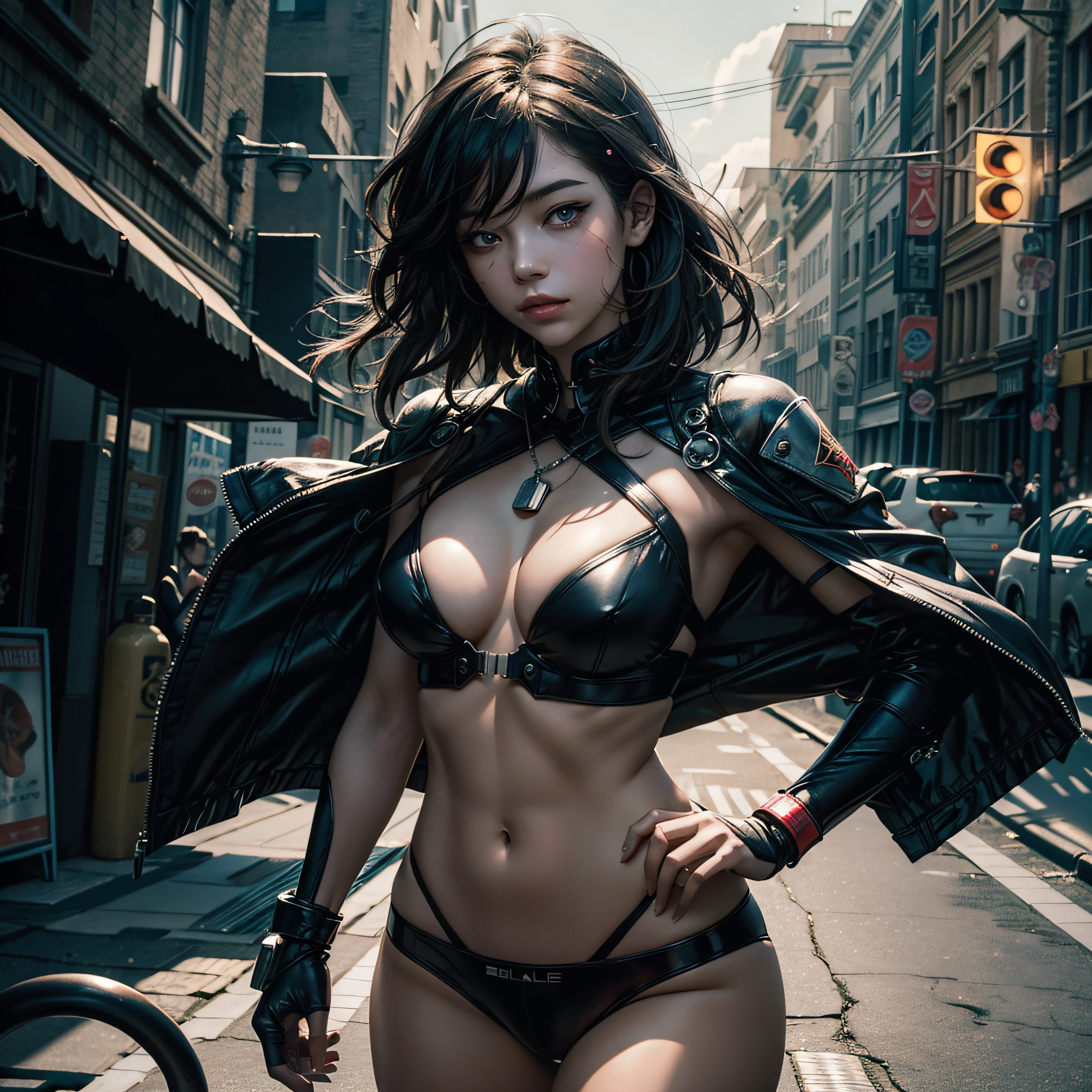 mature female synthetic Armored Suit GSDF cyborgs "full-body prosthesis" augmented-cybernetic strange Urban sundrop chaos Scene transparent "Motoko Kusanagi" contre-jours "Heavy Metal" Devastating Will-o'-the-wisp war cyberpunk battle "luis Royo" jukebox Commander African Goddess dazzling slow-motion walk Cosplay Major decorated "Scarlett Johansson" "Tina Turner" "Batou" Shirow's Pilots jacket cow-boy emblème "Ghost_in_the_shell" écusson key sunLight intricate luminescence volumetric ultra:1.5 pro-Photorealistic:1.5 optimaux:1.5 qualities:1.5 details:1.5 precise:1.5 reflex:1.5 max:1.5 resolution:1.5 perfection:1.5 graduates:1.5 nettetés:1.5 improved:1.5 Octane_rendues:1.5 UHD XT3 16K DSLR HDR UnrealEngine5 ombres profondeurs:1.5 analogiques color-coded 3DCG cgi vfx sfx fkaa txaa rtx ssao Symmetrical Body Athletes Tanned Skin Face sensuel Effects Cheekbones Glushing Embarrassed:1.5 eye-liner saphirs saturate:1.5 beaux:1.5 dark eyes black pupils brown iris lazulis turquoise mouth opengl-shaders teeth obvious smiles hairstyle short bangs:1.3 extatiques Floating Jacket Fixed Eccentric Cape Levitating Shoulders-Off Shirt Lace Clavicles White Papillotes embroidered bikini:1.5 corsait navy thick leathers breasts varied pointed:1.37 satin felt skirts:1.5 matching ample swinging spinels navel:1.3 waist belt-chastity padlock Gold silver agate pubis bristles scarlet pubis-hairy indigo underwear:1.5 Snap garters thighs legs gothic stainless steel boots decorated onyx fleuraison incandescentes CGSCOSITY toys Cristallines Truck Mecha robot magic heart:1.5 hearth rubis invoques:1.5 Tachikoma (EOS R6 135mm 1/1250s f/2.8 ISO400) fullbodye Mécanisés adaptable Canon-ion flash blow glow mannequins dramatic opale Saber straight fully dressed armor heavy chrome metallic flat rune lava bands helmet-antenne Tourmaline glyphes plasma brasses cuivres chef-d&#39 equirectangular background 360 Earth outdoor engravings tattoo (par Michelangelo) Bruce Weber girls varied:1.5 nsfw etc.