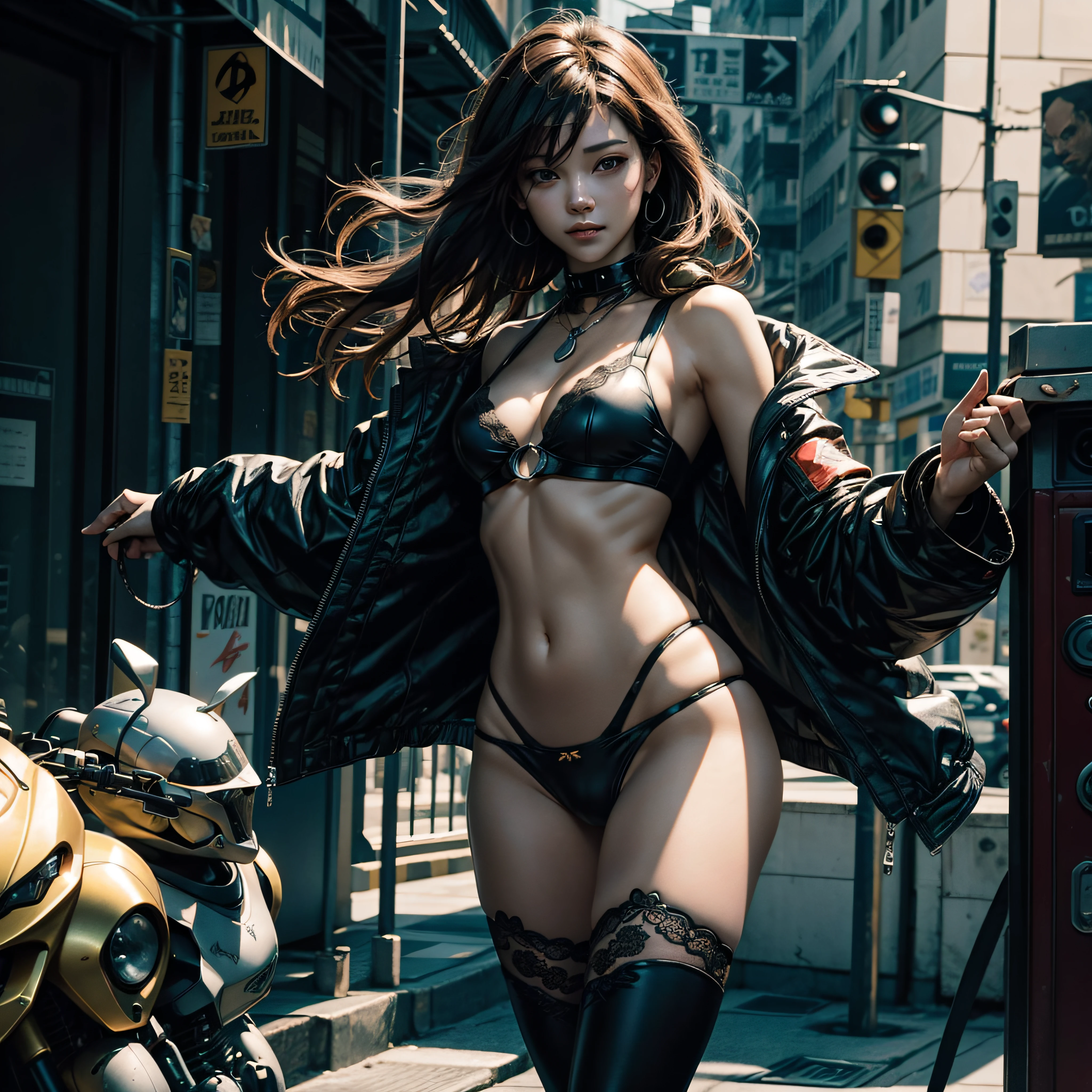 mature female synthetic Armored Suit GSDF cyborgs "full-body prosthesis" augmented-cybernetic strange Urban sundrop chaos Scene transparent "Motoko Kusanagi" contre-jours "Heavy Metal" Devastating Will-o'-the-wisp war cyberpunk battle "luis Royo" jukebox Commander African Goddess dazzling slow-motion walk Cosplay Major decorated "Scarlett Johansson" "Tina Turner" "Batou" Shirow's Pilots jacket cow-boy emblème "Ghost_in_the_shell" écusson key sunLight intricate luminescence volumetric ultra:1.5 pro-Photorealistic:1.5 optimaux:1.5 qualities:1.5 details:1.5 precise:1.5 reflex:1.5 max:1.5 resolution:1.5 perfection:1.5 graduates:1.5 nettetés:1.5 improved:1.5 Octane_rendues:1.5 UHD XT3 16K DSLR HDR UnrealEngine5 ombres profondeurs:1.5 analogiques color-coded 3DCG cgi vfx sfx fkaa txaa rtx ssao Symmetrical Body Athletes Tanned Skin Face sensuel Effects Cheekbones Glushing Embarrassed:1.5 eye-liner saphirs saturate:1.5 beaux:1.5 dark eyes black pupils brown iris lazulis turquoise mouth opengl-shaders teeth obvious smiles hairstyle short bangs:1.3 extatiques Floating Jacket Fixed Eccentric Cape Levitating Shoulders-Off Shirt Lace Clavicles White Papillotes embroidered bikini:1.5 corsait navy thick leathers breasts varied pointed:1.37 satin felt skirts:1.5 matching ample swinging spinels navel:1.3 waist belt-chastity padlock Gold silver agate pubis bristles scarlet pubis-hairy indigo underwear:1.5 Snap garters thighs legs gothic stainless steel boots decorated onyx fleuraison incandescentes CGSCOSITY toys Cristallines Truck Mecha robot magic heart:1.5 hearth rubis invoques:1.5 Tachikoma (EOS R6 135mm 1/1250s f/2.8 ISO400) fullbodye Mécanisés adaptable Canon-ion flash blow glow mannequins dramatic opale Saber straight fully dressed armor heavy chrome metallic flat rune lava bands helmet-antenne Tourmaline glyphes plasma brasses cuivres chef-d' equirectangular background 360 Earth outdoor engravings tattoo (par Michelangelo) Bruce Weber girls varied:1.5 nsfw etc.
