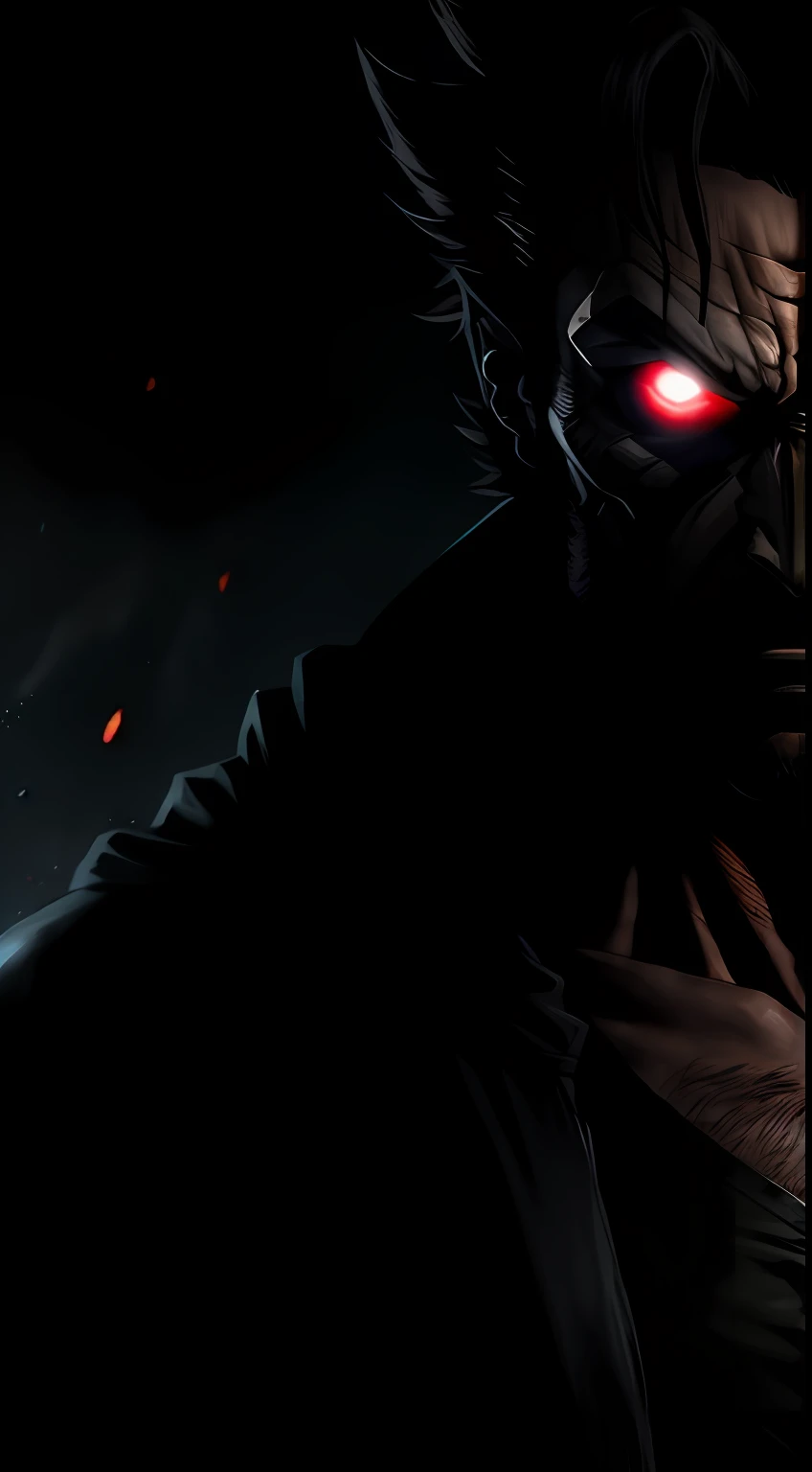(dark shot: 1.1), epic realistic, Wolverine in the dark with glowing eyes and glowing cape, soft cinematic light, Adobe Lightroom, darkroom, HDR, intricate, highly detailed, (depth of field: 1.4), hyper-detail (artstation: 1.4), cinematic, warm light, dramatic light (complex details: 1.1)
