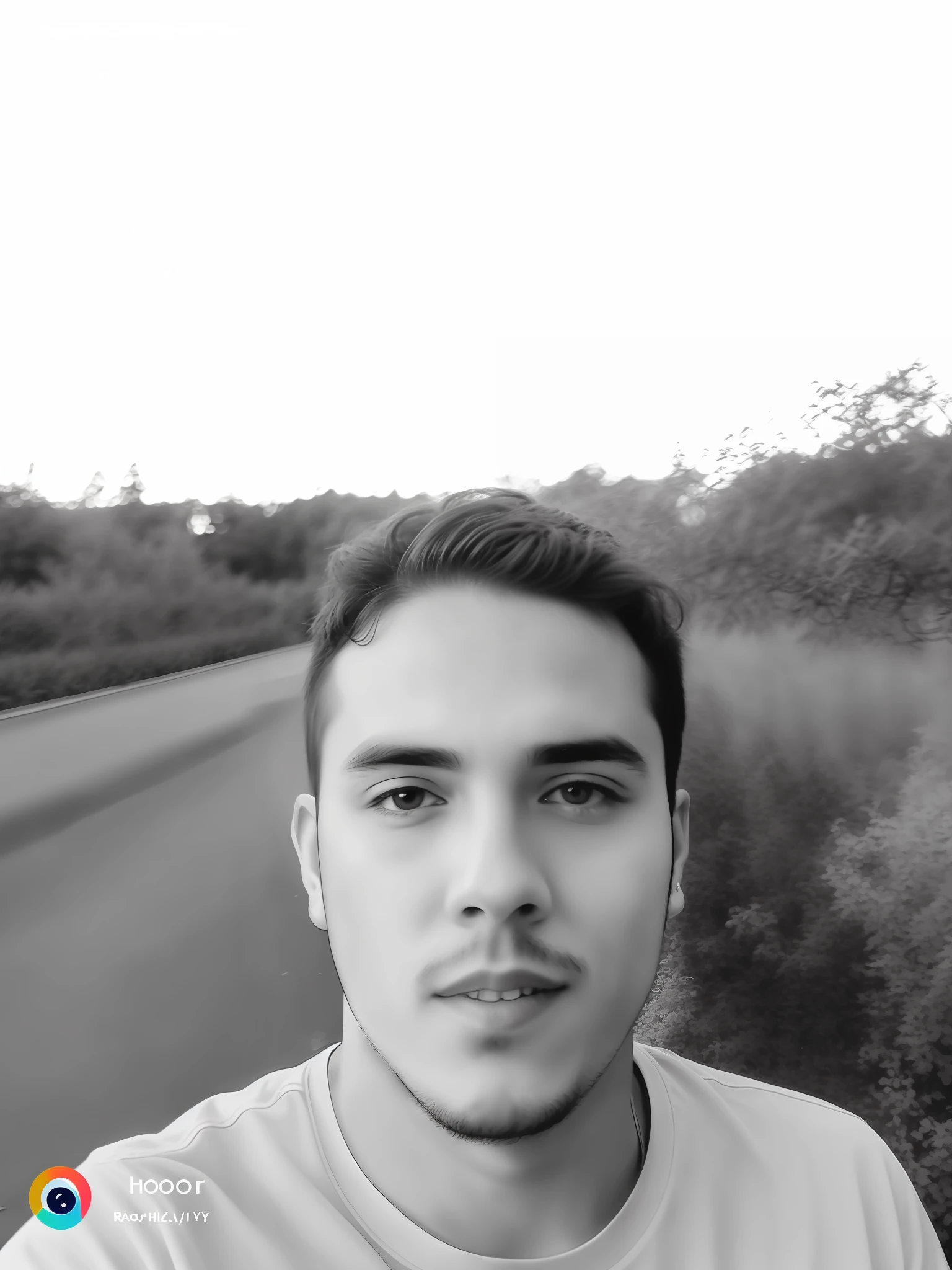 RAW photo, a portrait photo of 25 y.o man in casual clothes, night, city street, (high detailed skin:1.2), 8k uhd, dslr, soft lighting, high quality, film grain, Fujifilm XT3