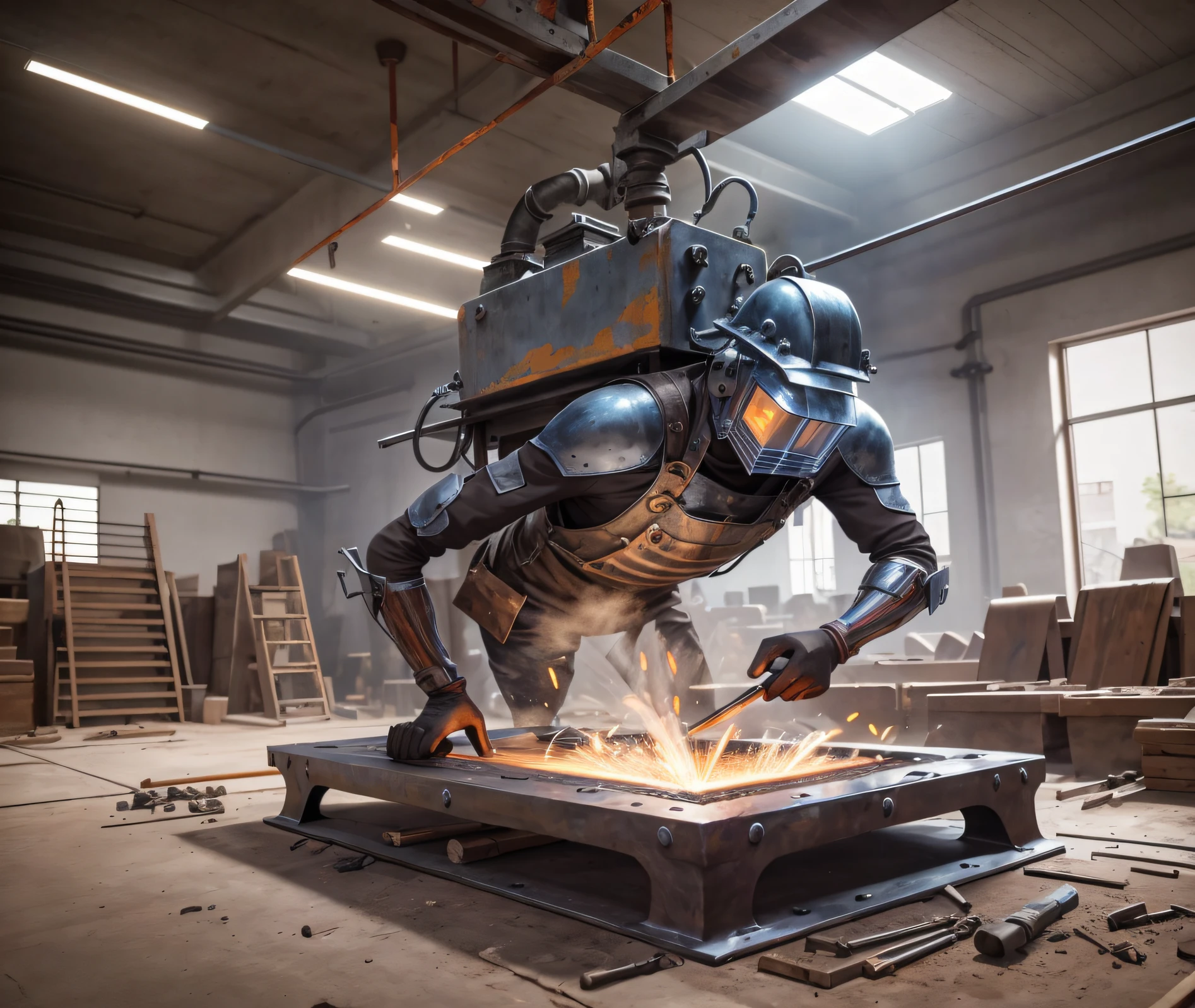 Creating iron furniture involves planning, molding, and assembling using forging and welding tools, followed by finishing and corrosion protection. Experience and skill are important to achieve satisfactory results. --auto --s2