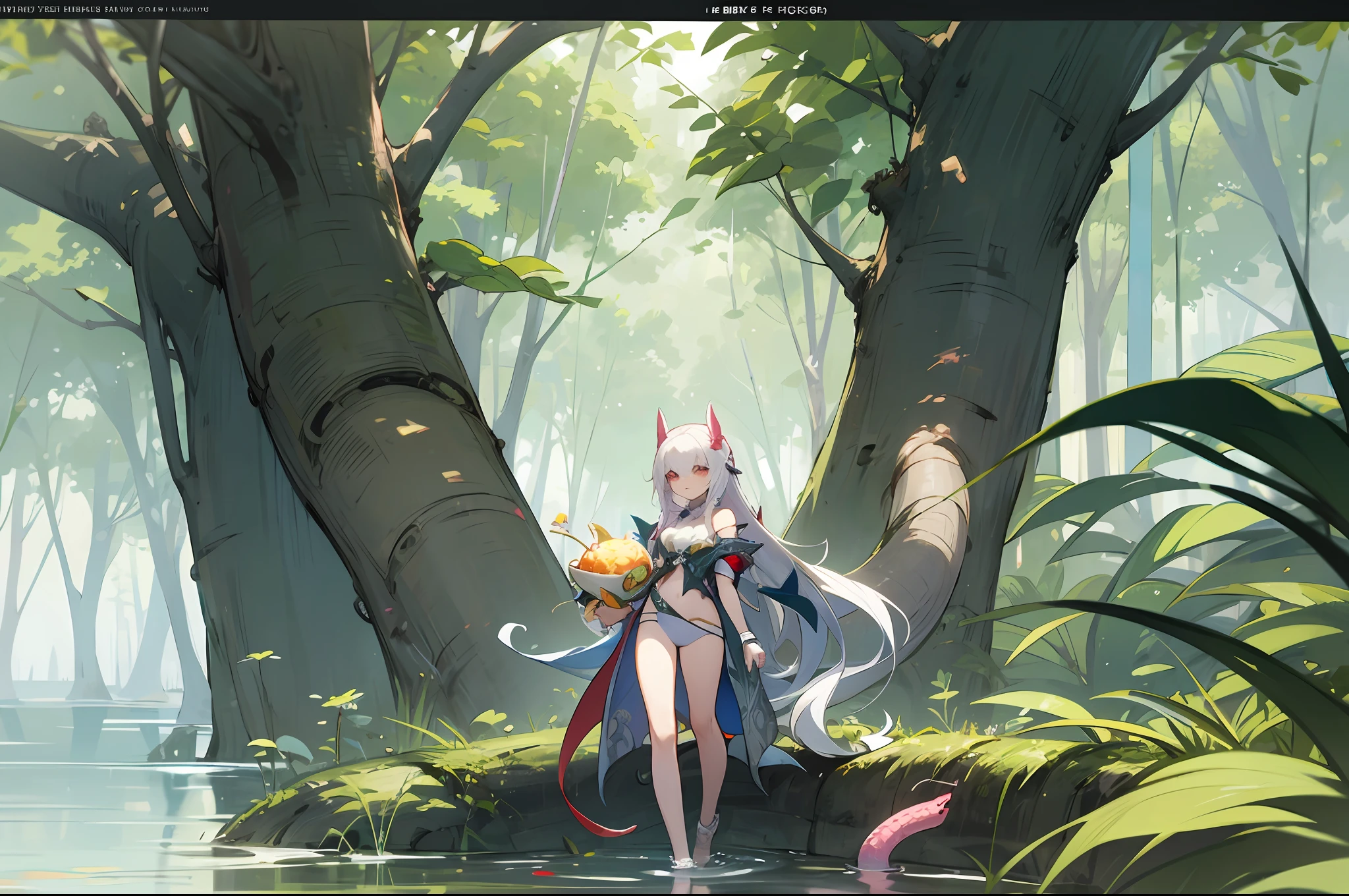 Adam and Eve、serpent、forbidden fruit、paradise