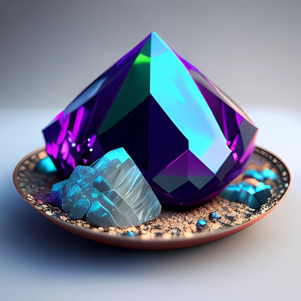 dreamlikeart beautiful mineral, rainbow crystals, ultra detailed, incredible lighting, hyper detailed, 8k, unreal engine 5, 3d render