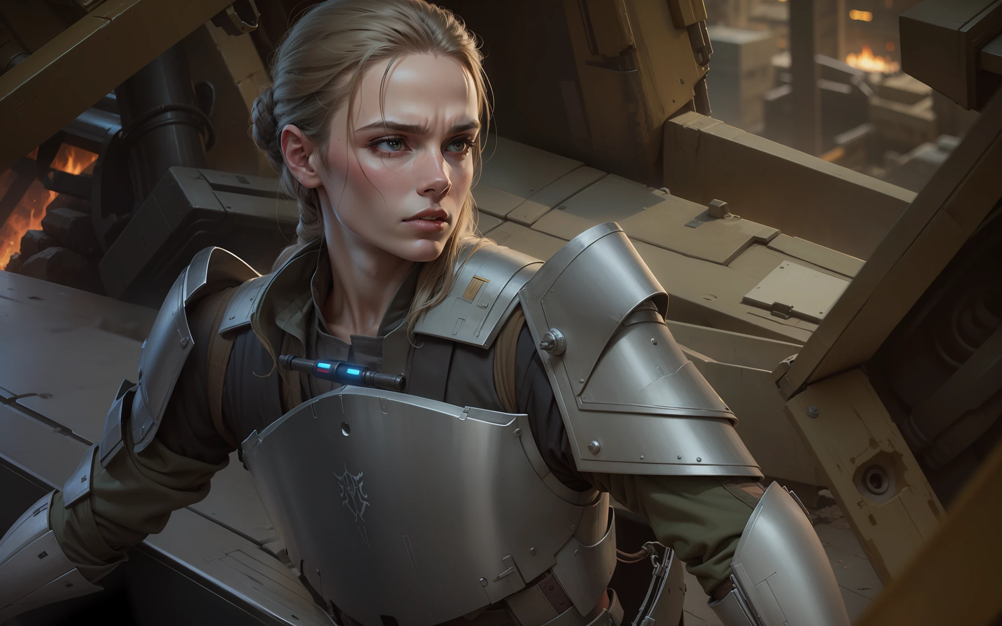 Realistic Jedi in armour