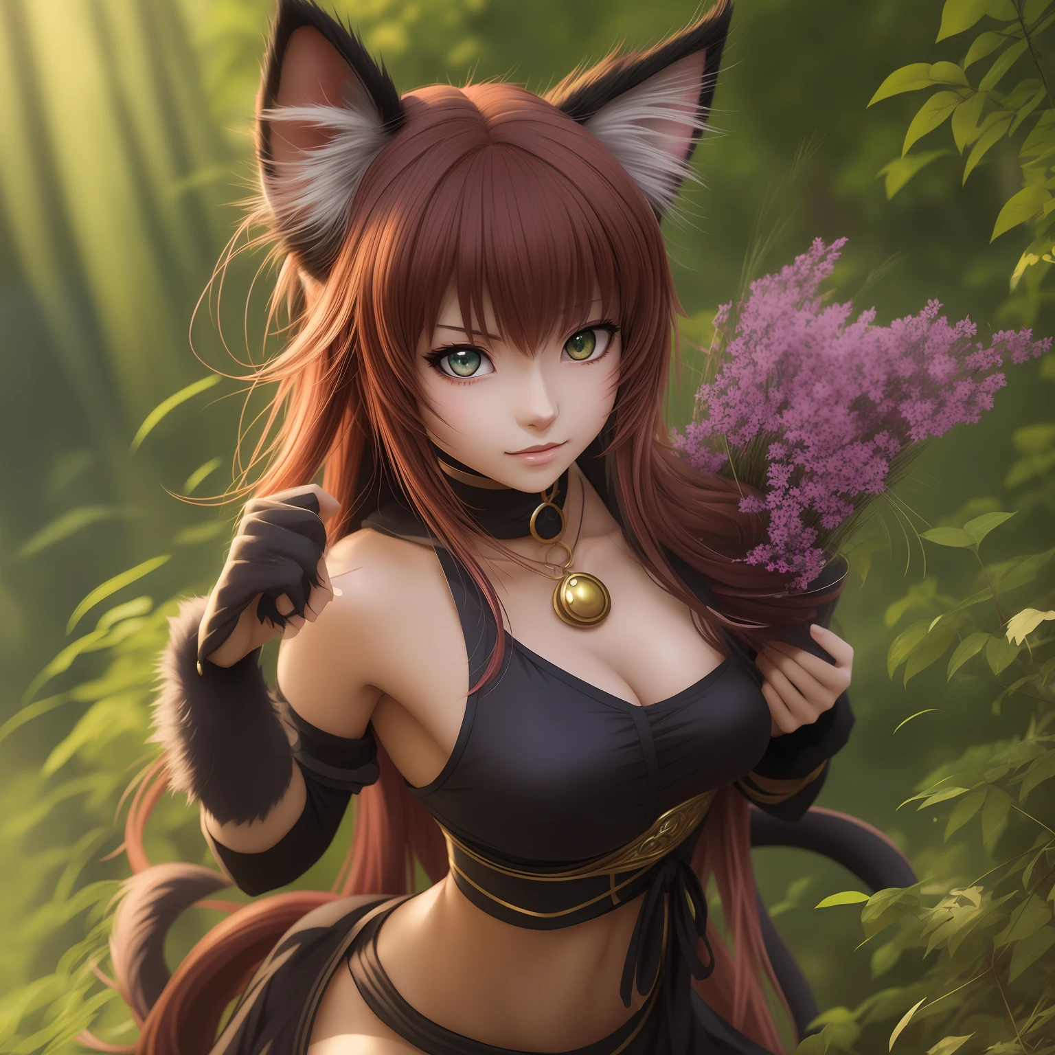 anime - style image of a woman dressed in a cat costume, attractive cat girl, beautiful anime catgirl, Very Beautiful Anime Cat Girl, beautiful young catgirl, portrait of ahri, anime catgirl, ahri, 8k high quality detailed art, Detailed Digital Anime Art, 3 d anime realistic, digital anime art, 2. 5 d cgi anime fantasy artwork,Delicate and masterpiece、beautiful detailed、colourfull、fine detailed、detailed lips、intricated details、(1Women:1.1)、