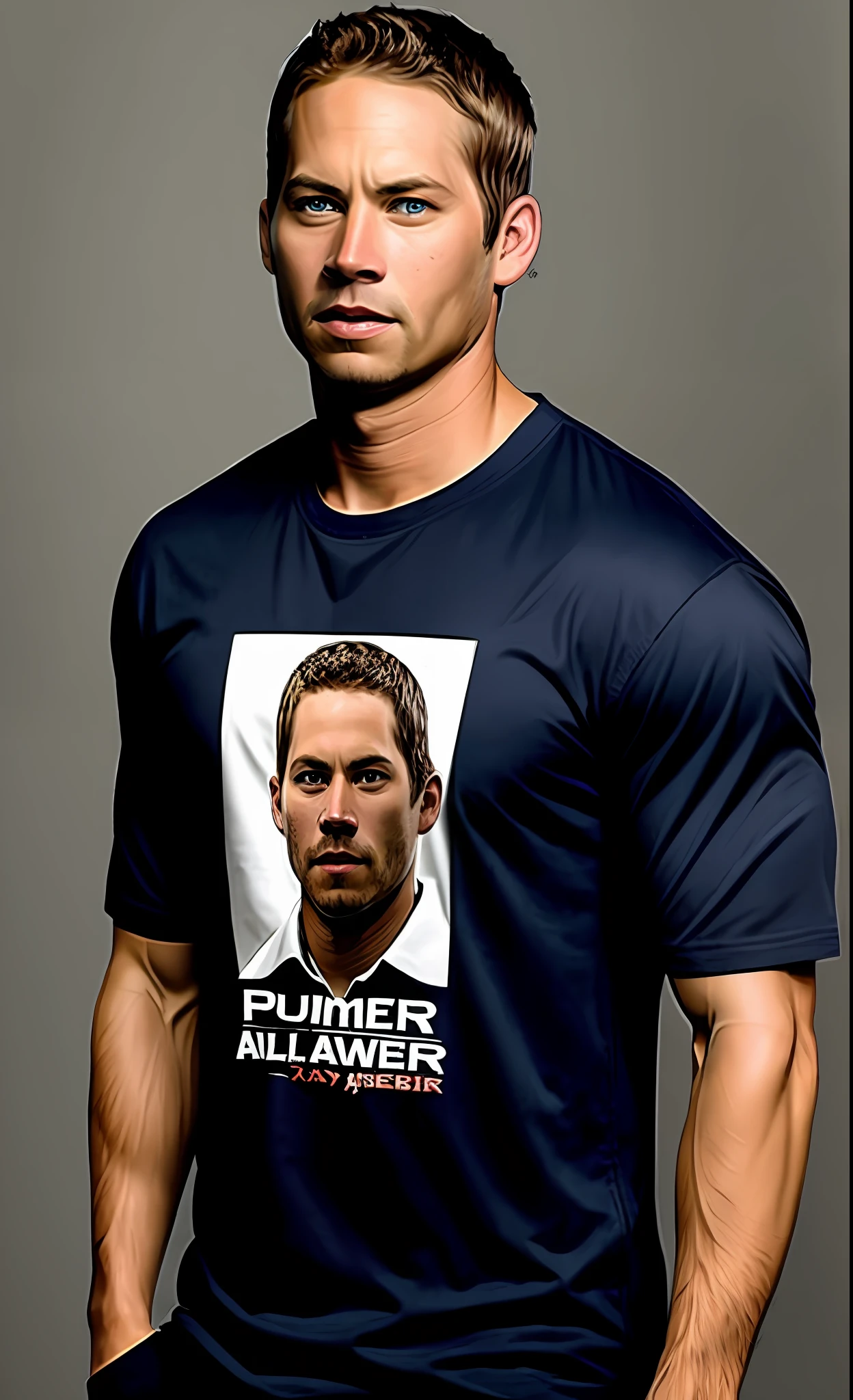 homem no estilo de Paul Walker, imagem realista e altamente detalhada