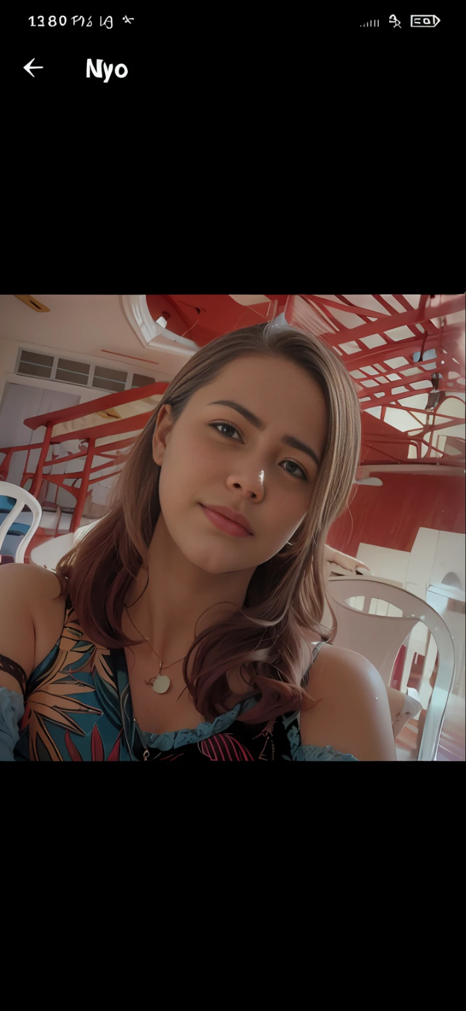 mulher arafed em um vestido azul sentado em uma cadeira, 18 anos, Retrato Sophie Mudd, Malika Favre, Valentina Embaralhamento, tomada em 2 0 2 0, Viktoria Gavrilenko, fotografia de baixa qualidade, imagem de qualidade muito baixa, Ekaterina, qualidade muito baixa, imagem de perfil, foto de baixa qualidade