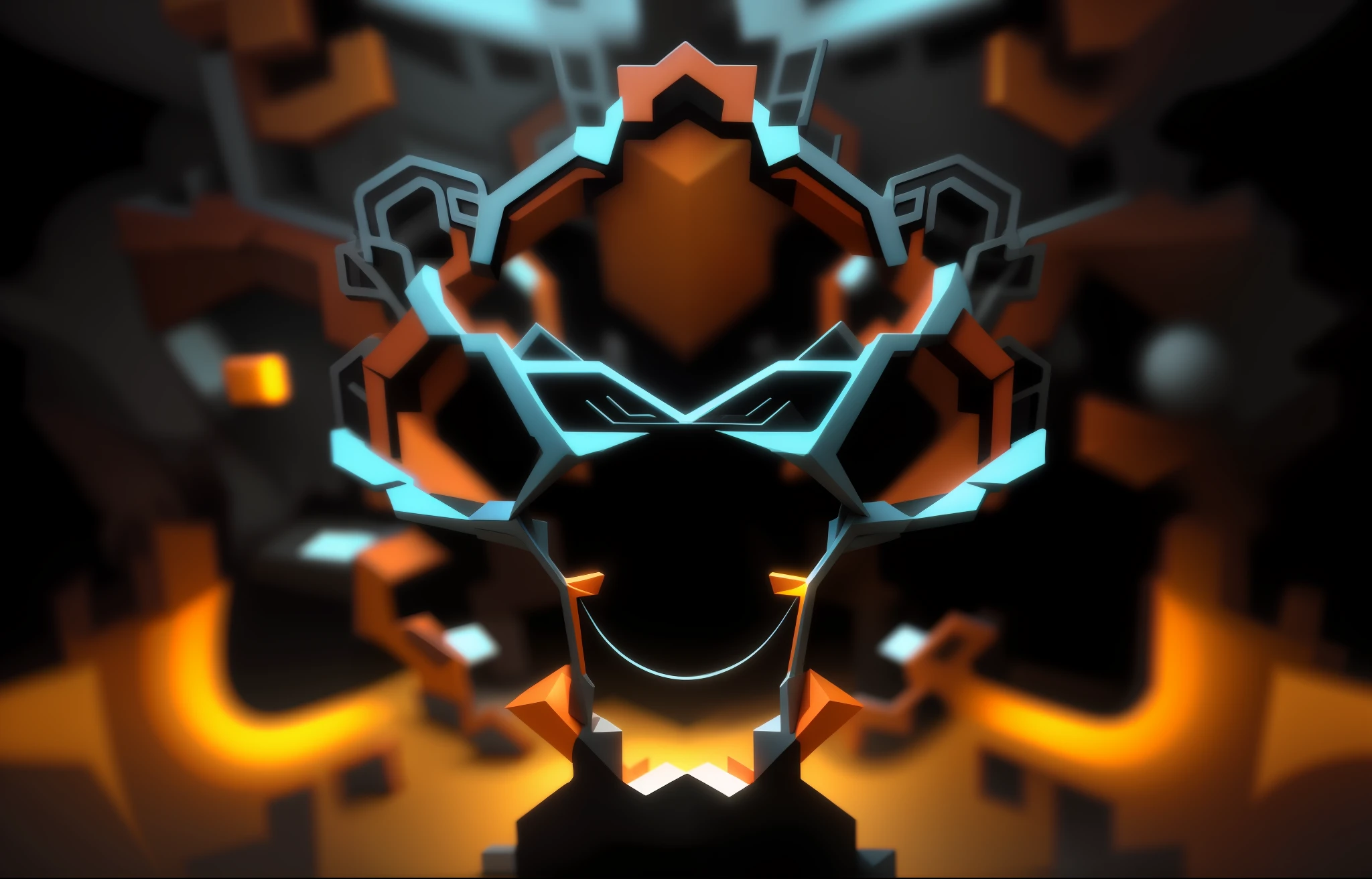fundo futurista abstrato com formas e linhas brilhantes, Arte 3D abstrata, 3d arte digital 4k, Arte digital altamente detalhada em 4k, Arte digital futurista, conectado com tubos brilhantes 8 k, Resumo de alta qualidade, 3d abstract render overlayed, 3d renderizar arte digital, epic 3 d abstract model, Estilo de arte futurista, Arte digital detalhada em 4k