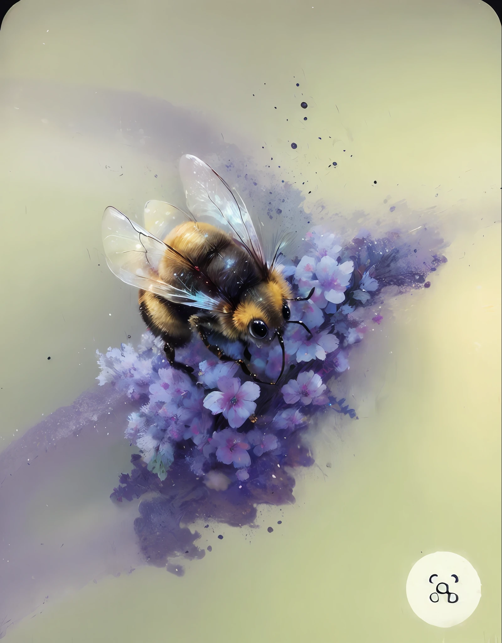 Abeille , Lavande