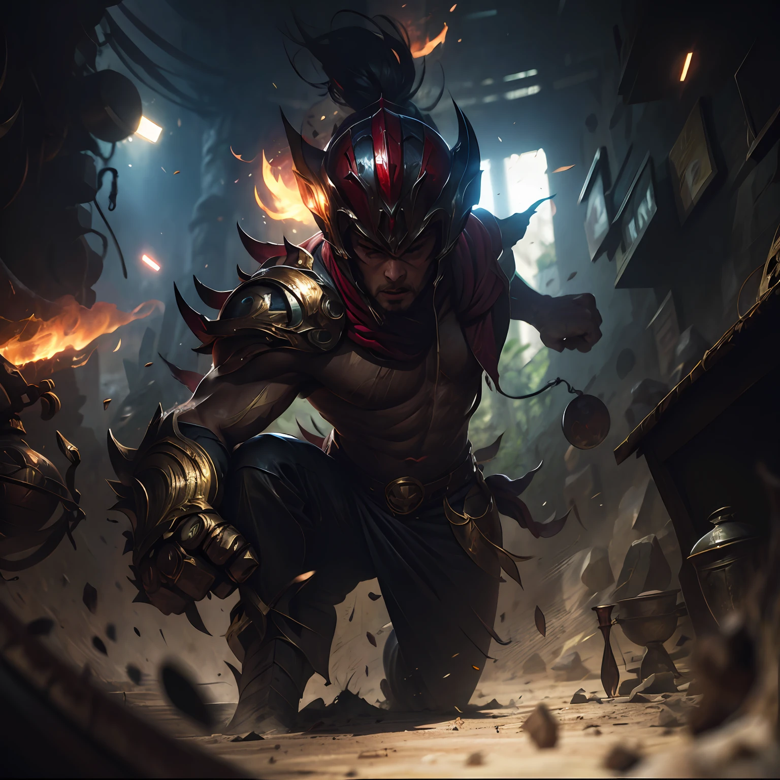 combat scene