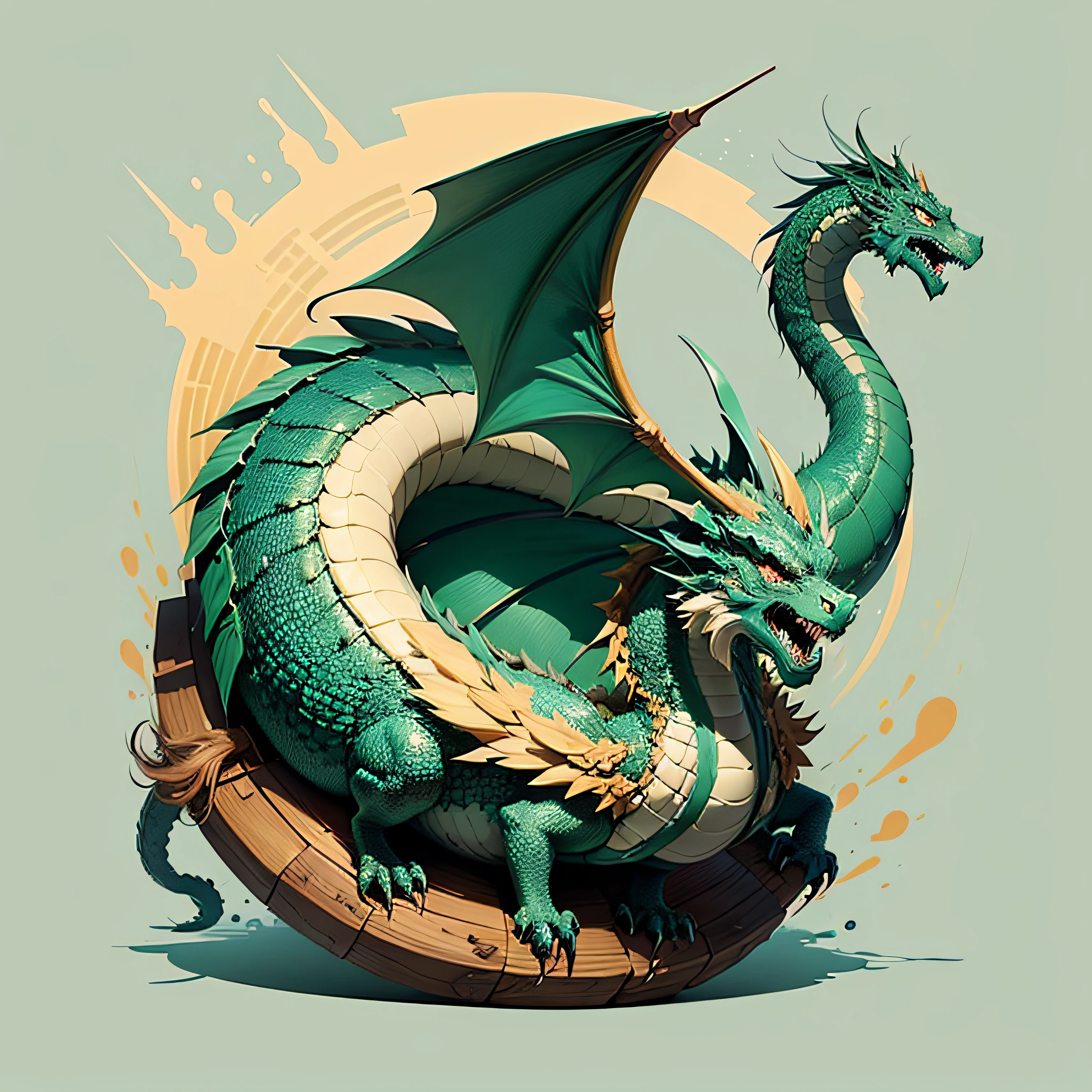This is a Dragon Boat Festival packaging illustration,The color tone is mainly green,This is line art that needs to be colored --auto