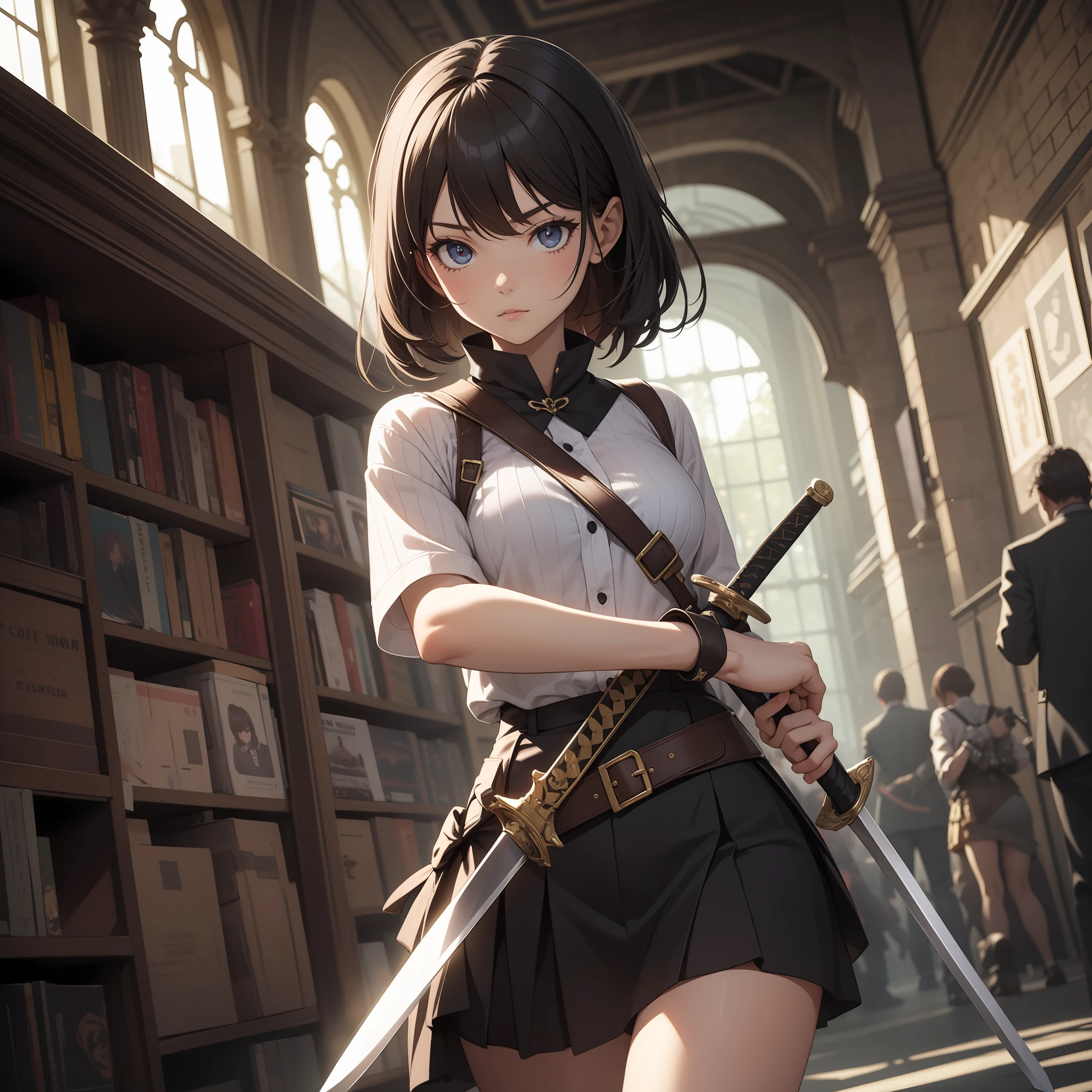 girl with sword