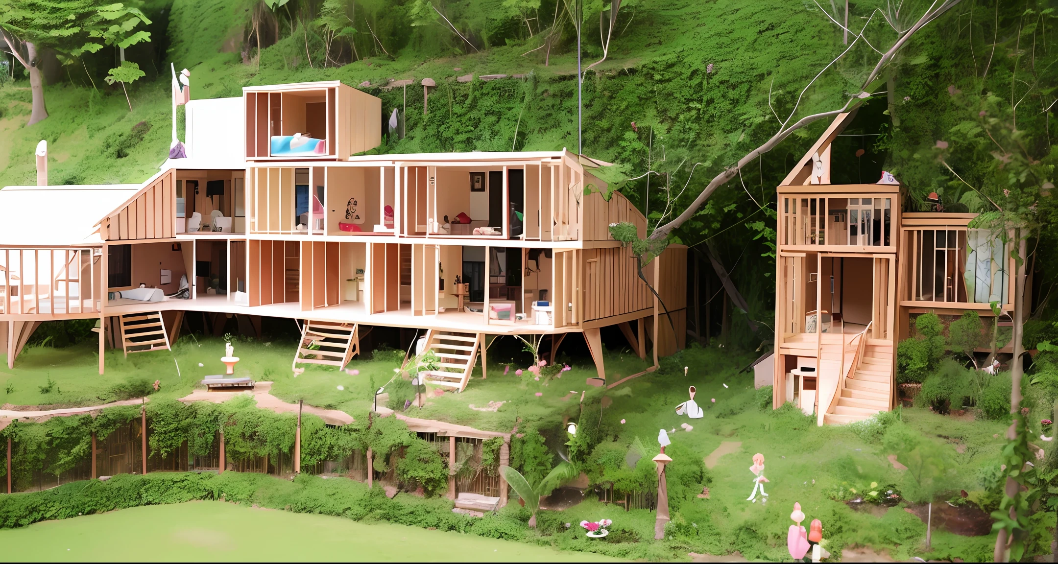 House of Barbie made by Lina Bo Bardi --auto --s2