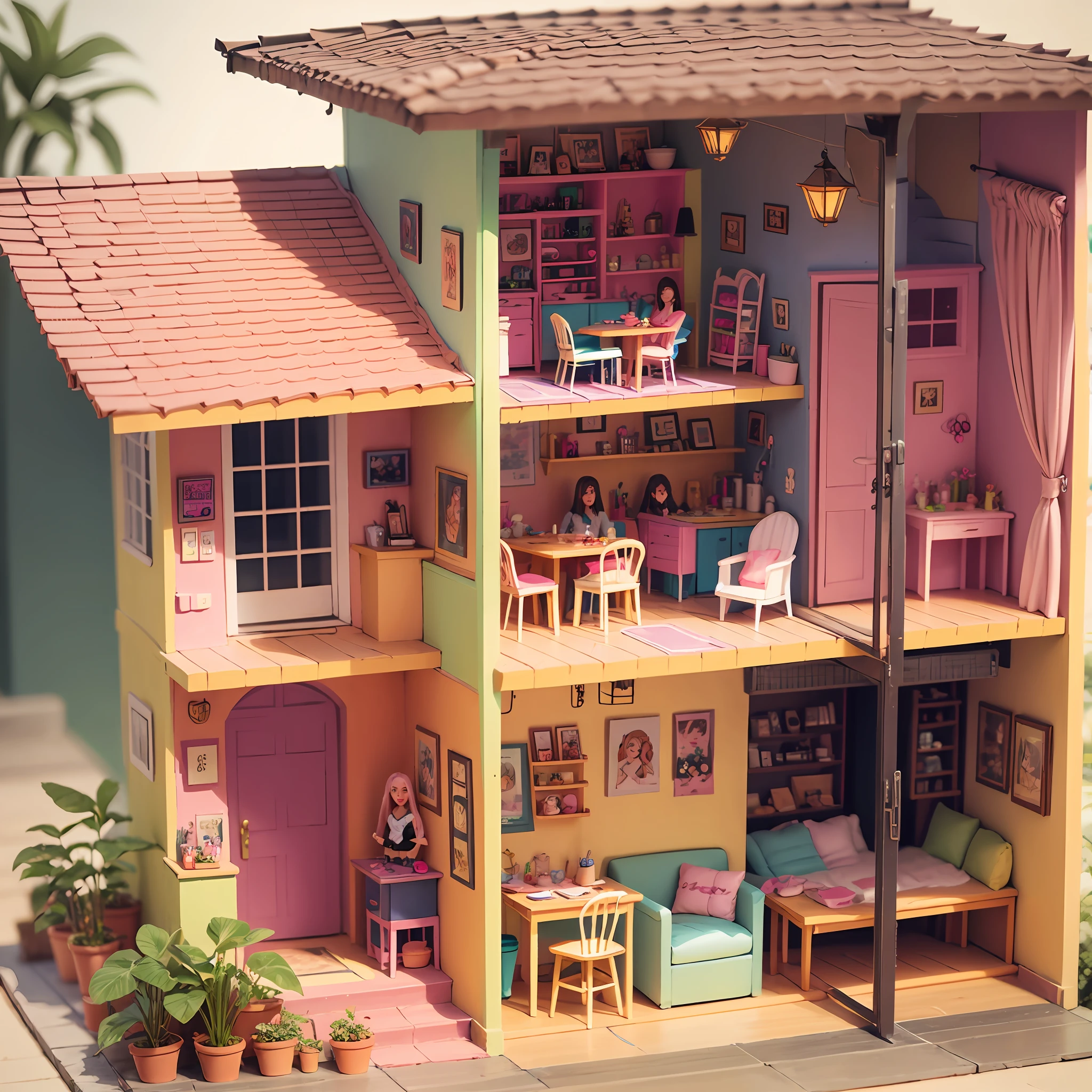 House of Barbie made by Ruy Ohtake --auto --s2
