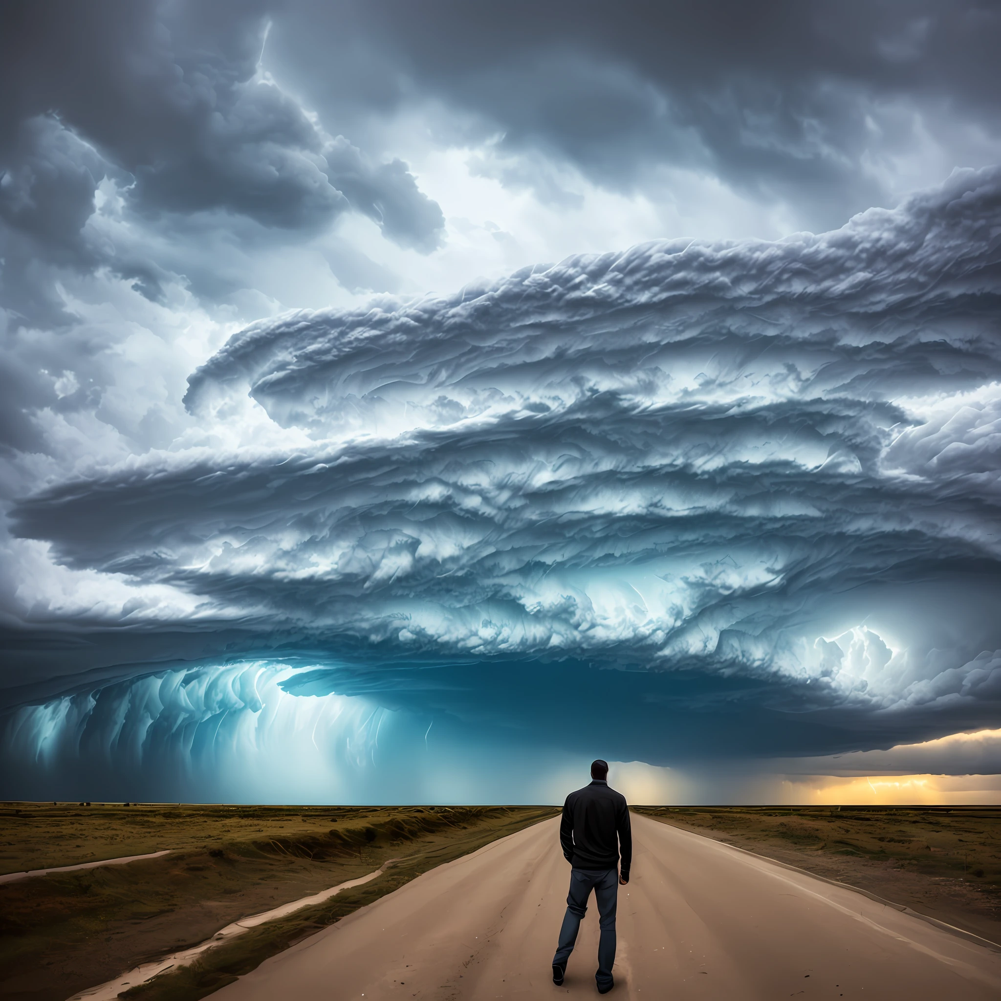 Man facing endless storms --auto