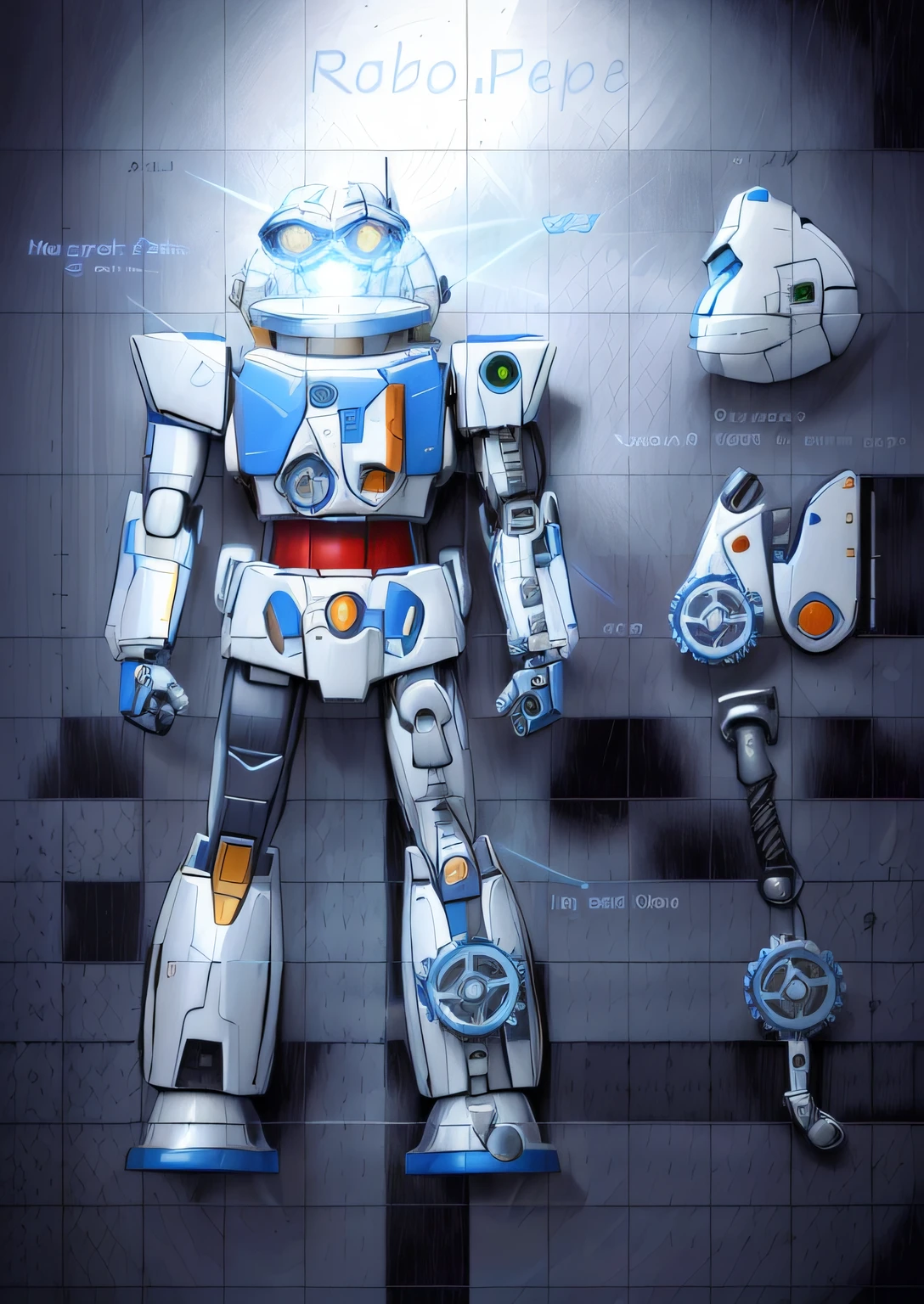 A hyperrealistic， raytraced， make realistic， ultra high def， high detailes， 32k， 最佳质量， Texture Skins， Gundam Mech， flight， funnel， machine armor， nmasterpiece， 最佳质量， machine armor， （Green mech： 1.8）， （axisymmetric： 1.4）， （HDR）， （cinematic light： 1.1）， White eyes， cruel， Science fiction novels， firey， universes， Laser cannon beam， karo， conflict，